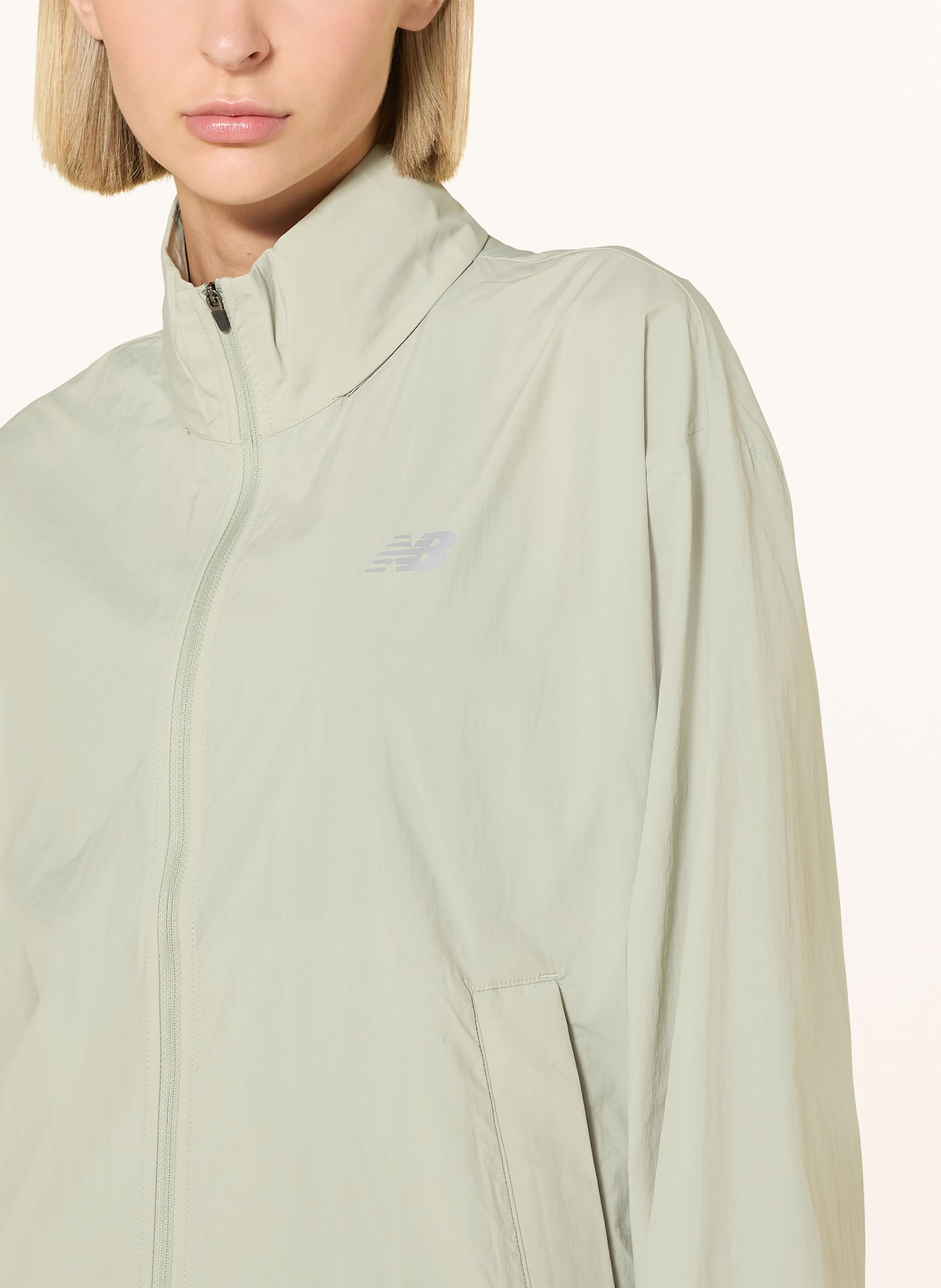 new balance Laufjacke ATHLETICS PACKABLE: HELLGRÜN