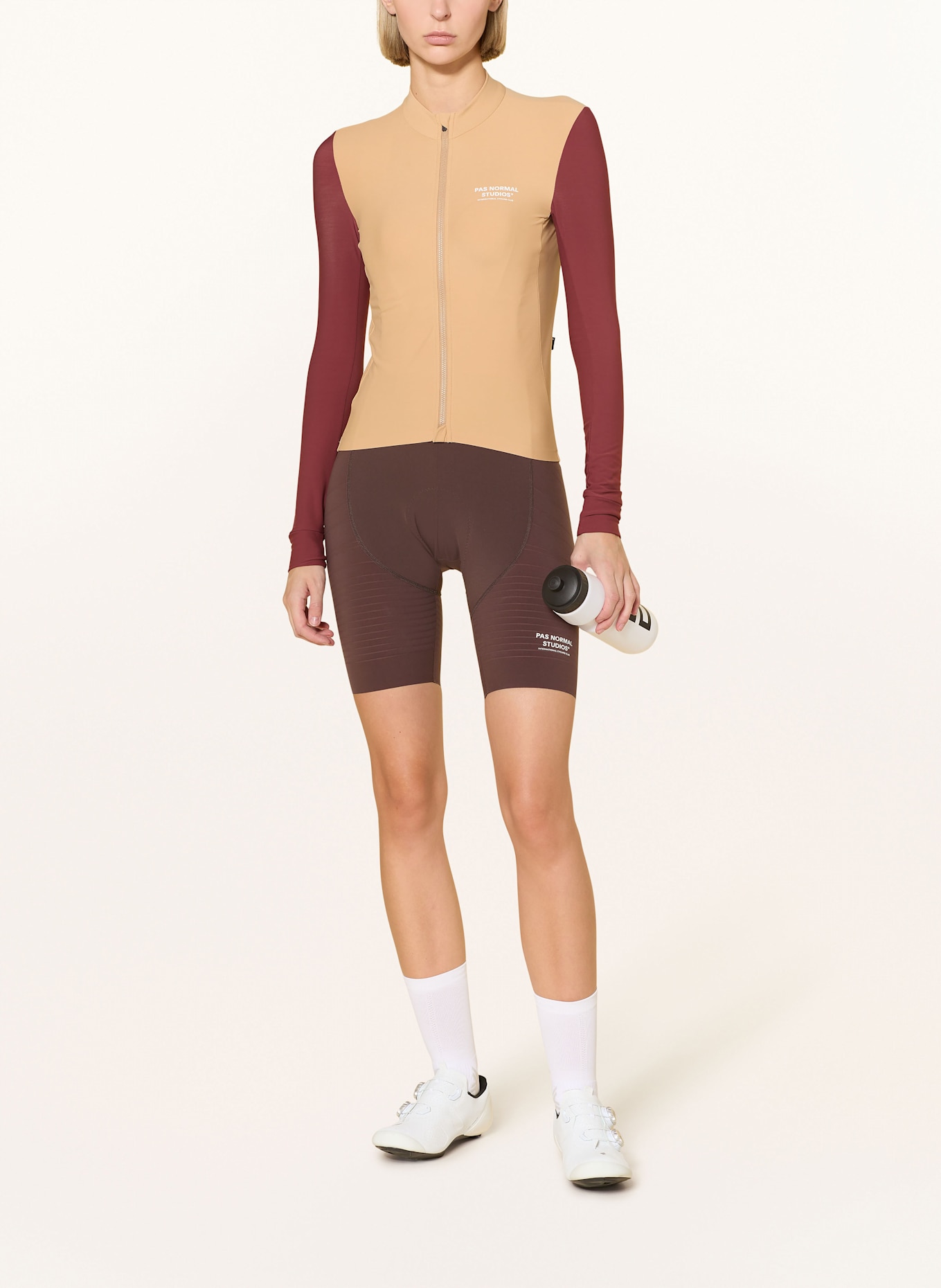 PAS NORMAL STUDIOS Radtrikot MECHANISM: CAMEL / DUNKELROT