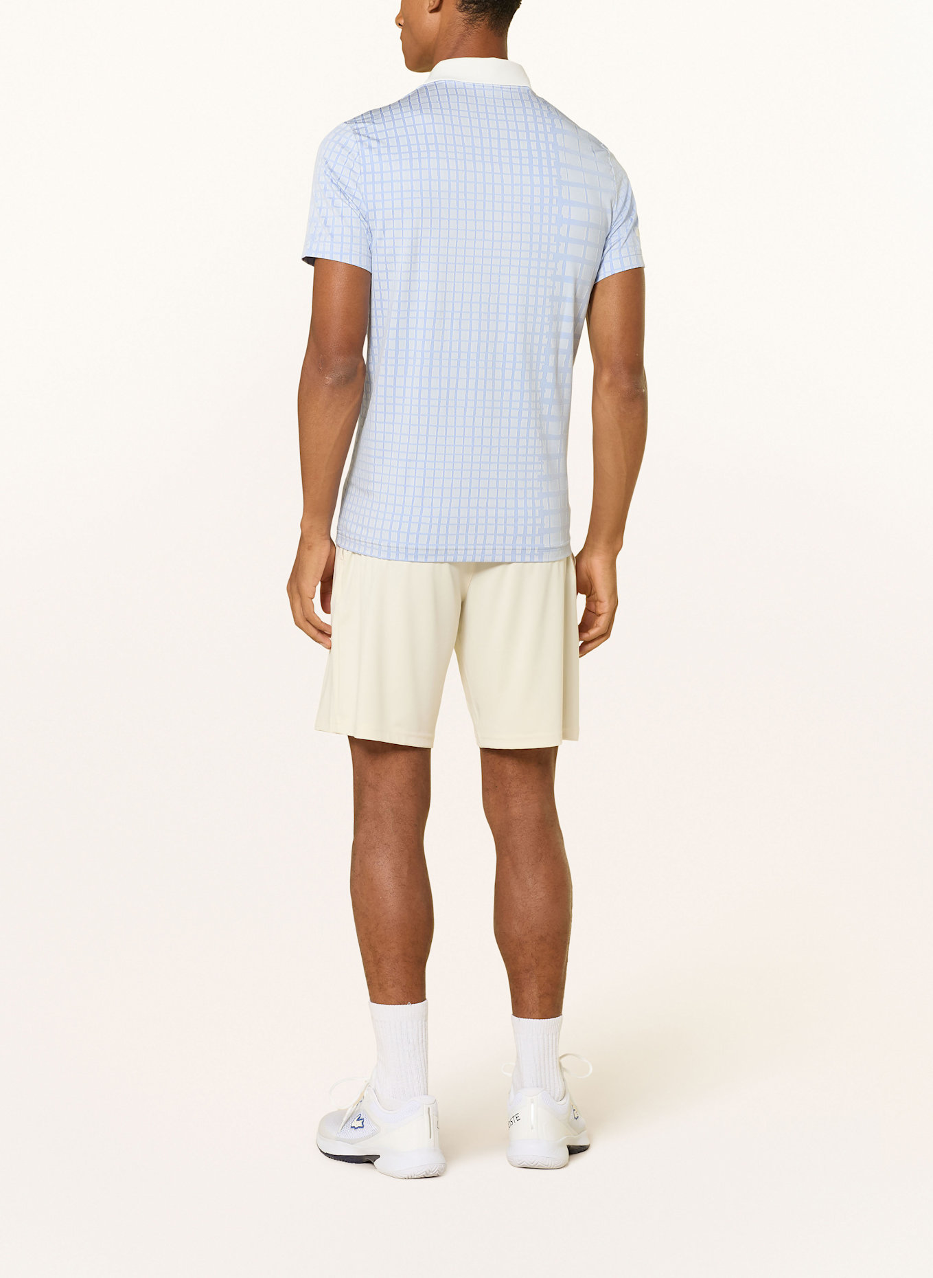 LACOSTE Funktions-Poloshirt Slim Fit: HELLBLAU