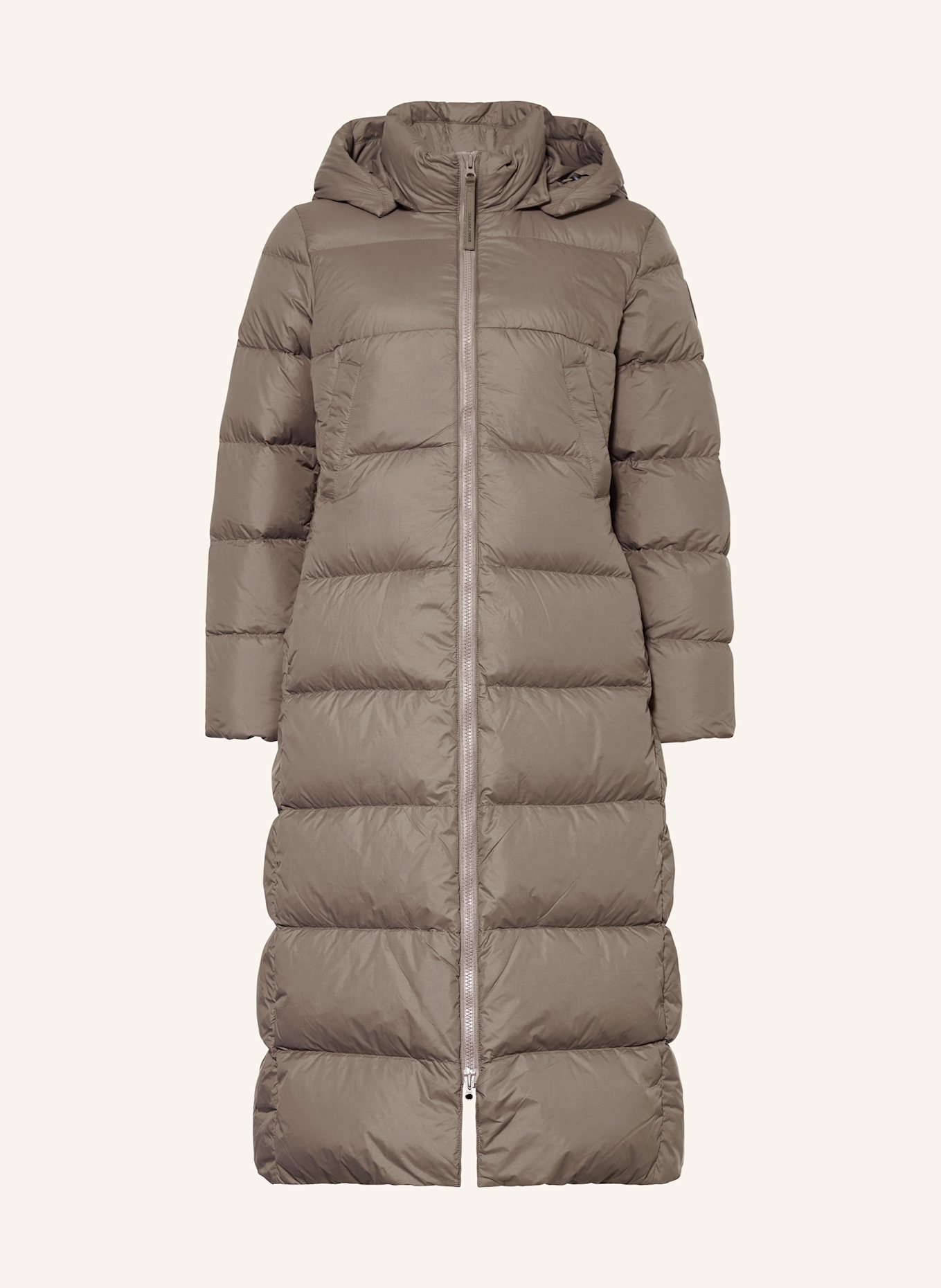 CANADA GOOSE Daunenmäntel MYSTIQUE mit abnehmbarer Kapuze: TAUPE