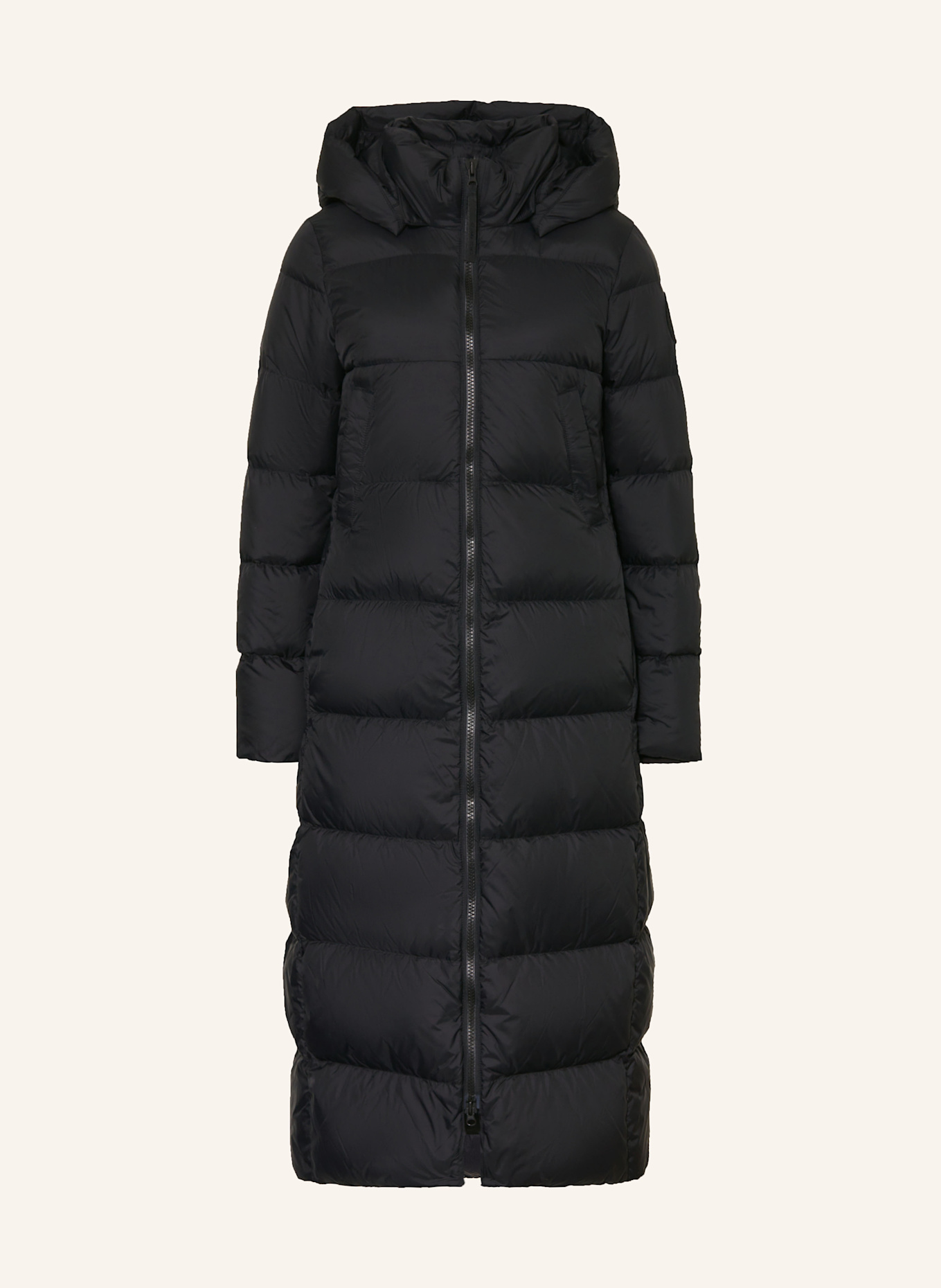 CANADA GOOSE Daunenmäntel MYSTIQUE mit abnehmbarer Kapuze: SCHWARZ