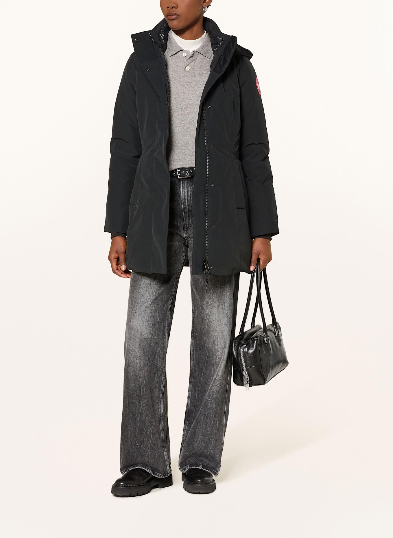 CANADA GOOSE Daunenparka LESLIE: SCHWARZ