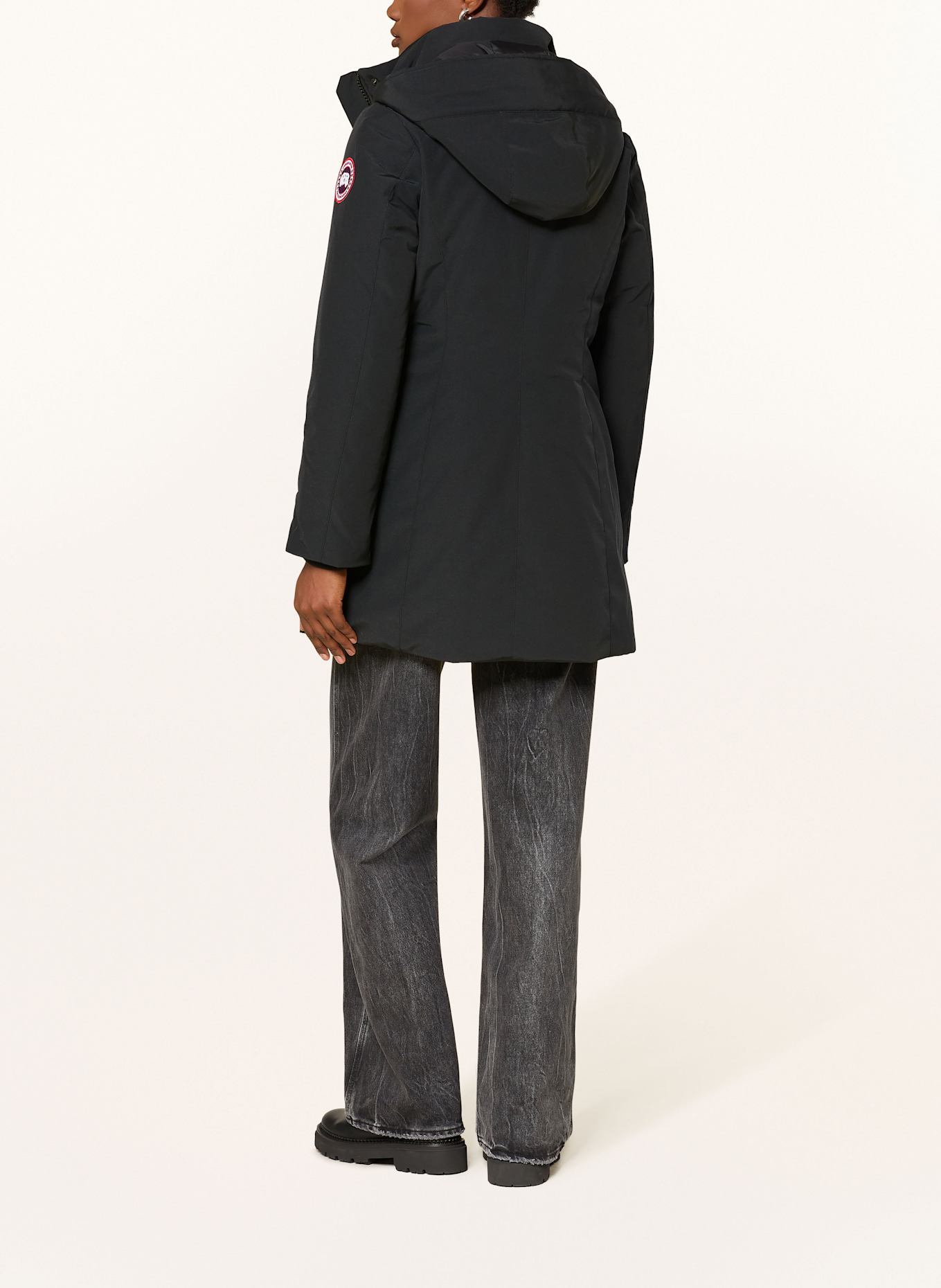 CANADA GOOSE Daunenparka LESLIE: SCHWARZ