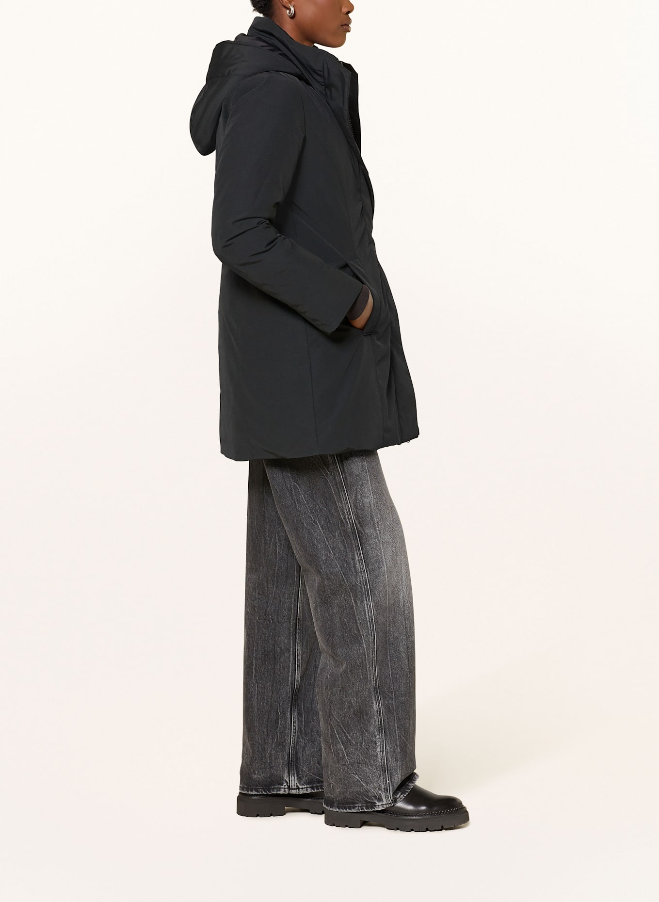 CANADA GOOSE Daunenparka LESLIE: SCHWARZ