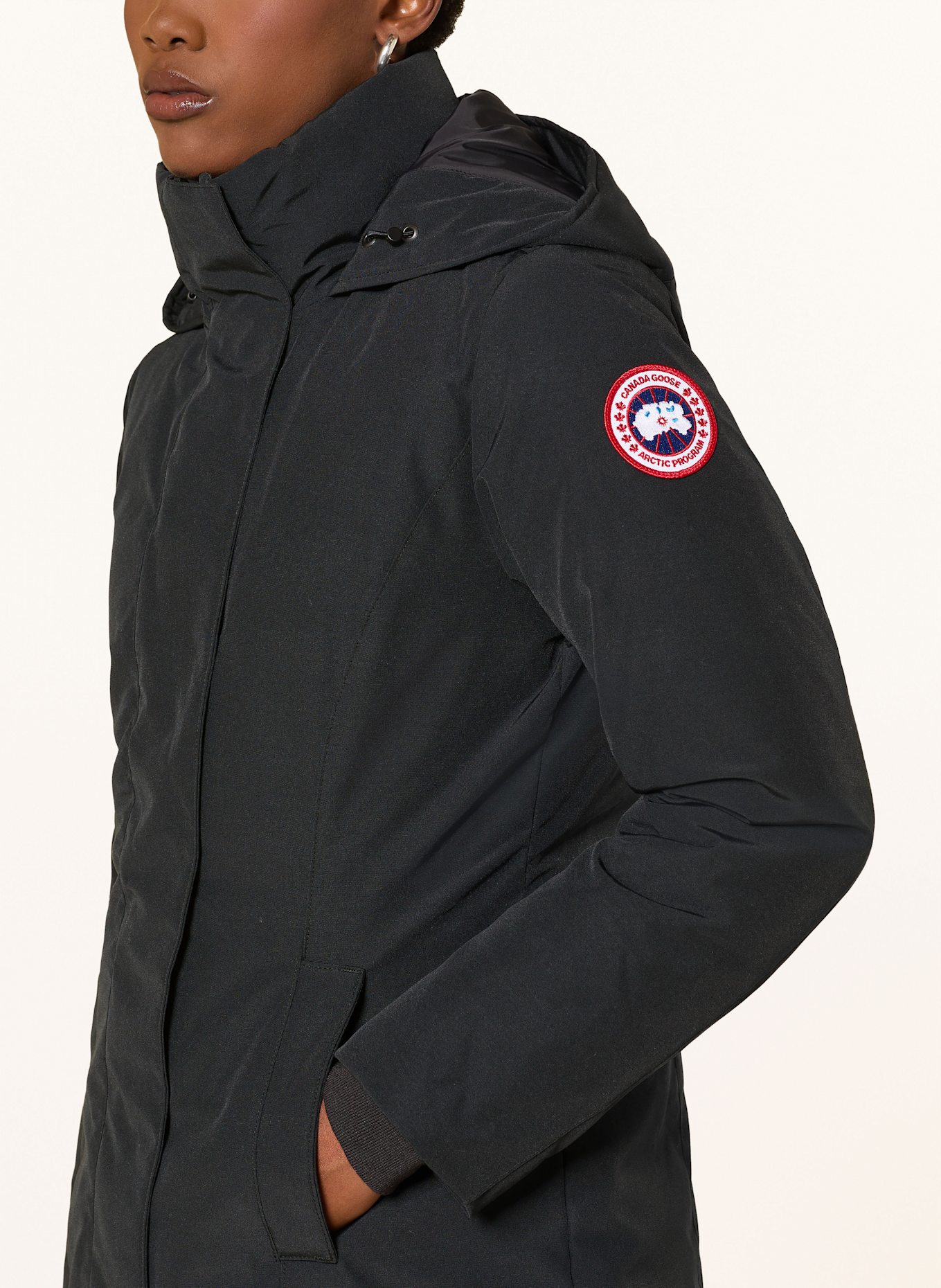 CANADA GOOSE Daunenparka LESLIE: SCHWARZ