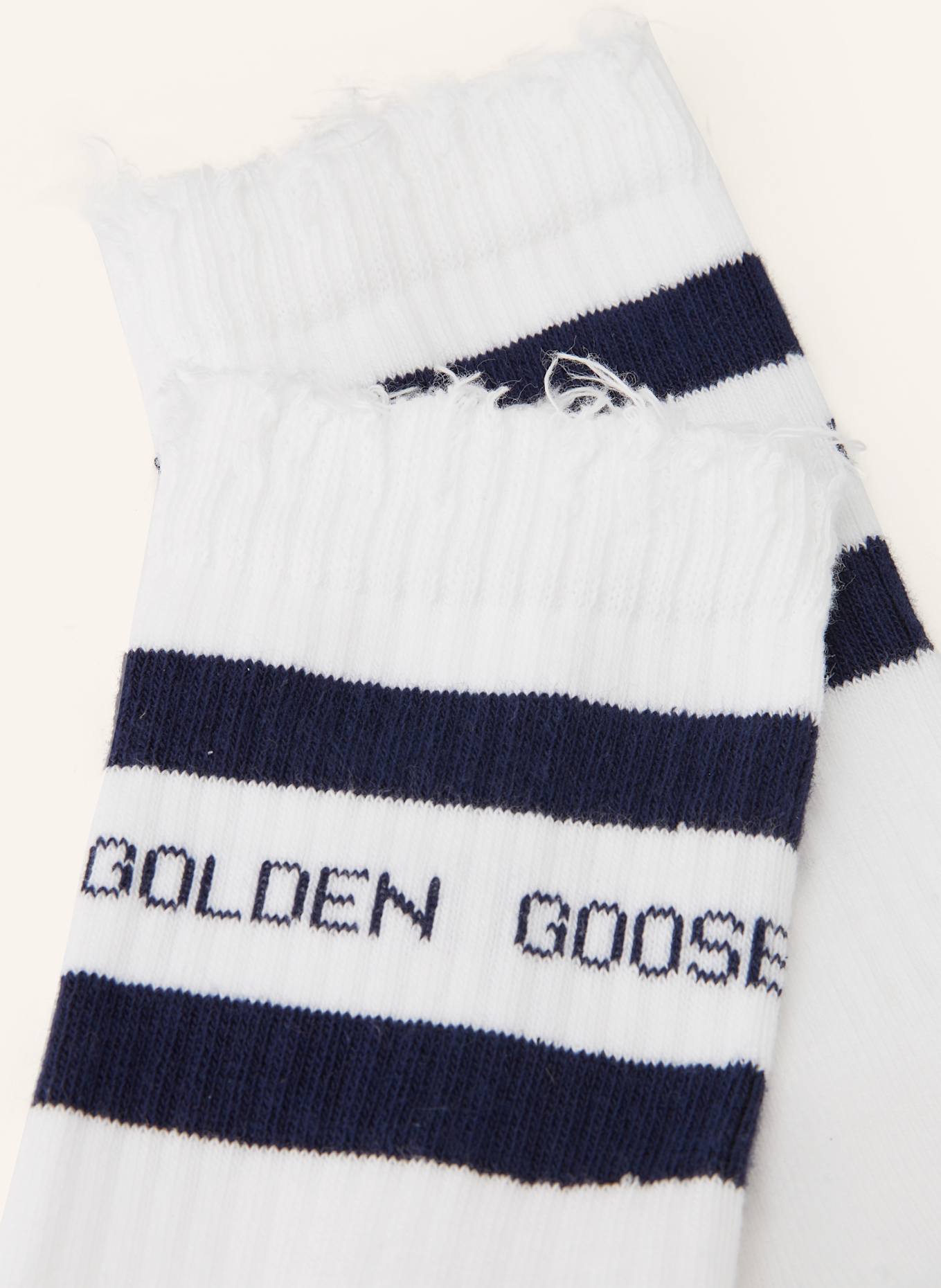 GOLDEN GOOSE Socken: 81236 OLD WHITE/ NAVY AAA