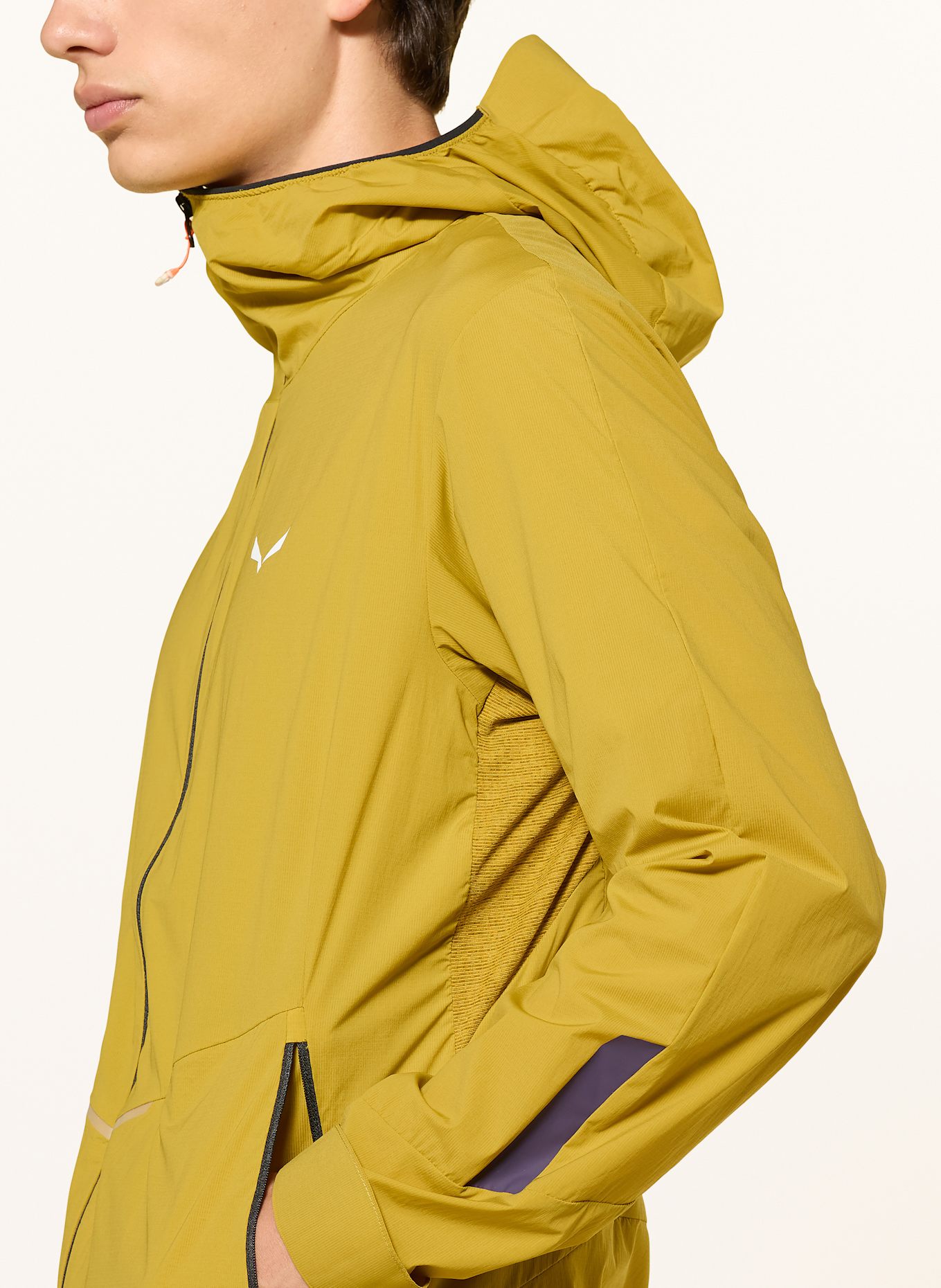 SALEWA Windbreaker PEDROC: DUNKELGELB