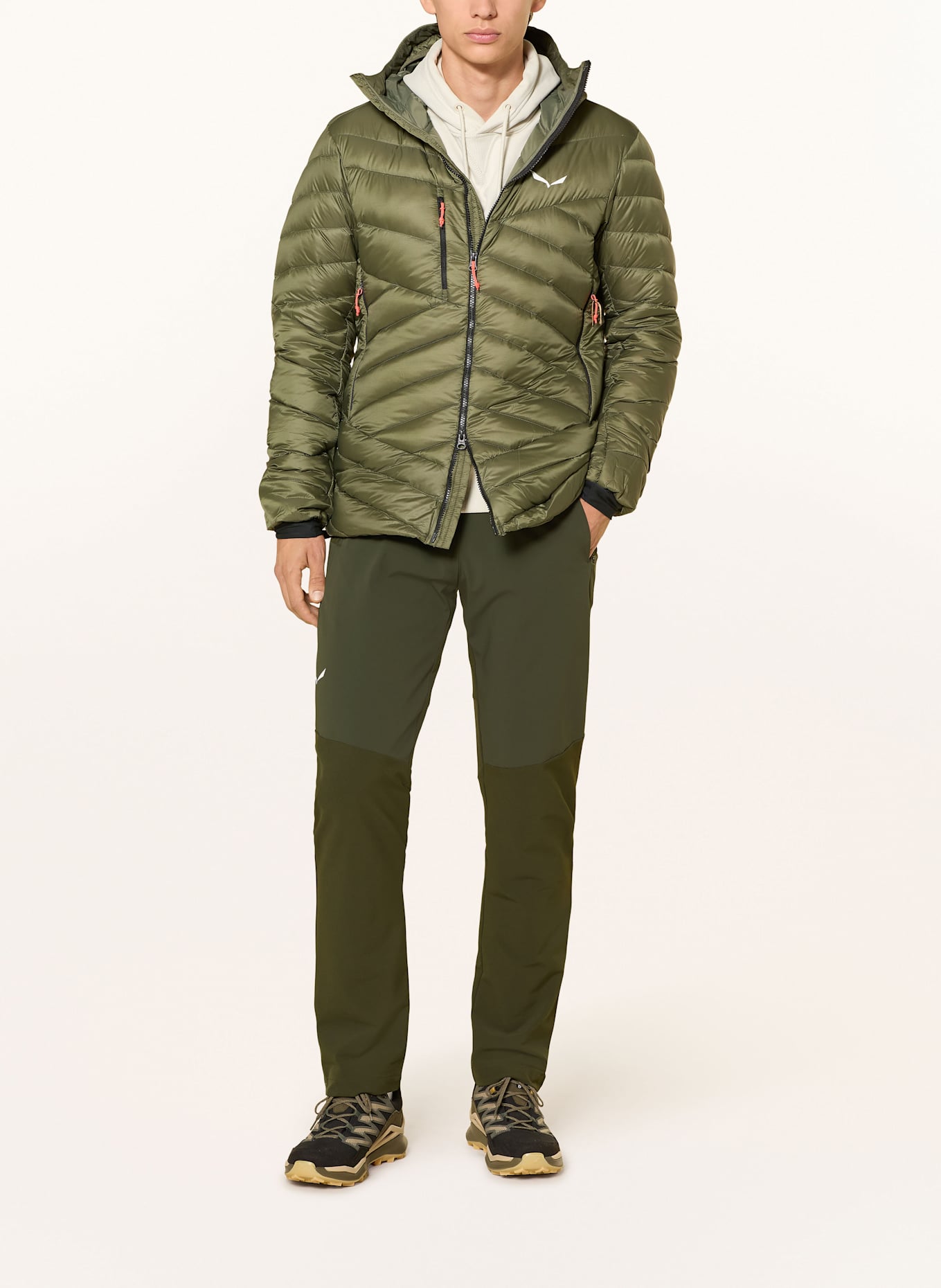 SALEWA Softshell-Hose PEDROC STORMWALL WINTER: DUNKELGRÜN