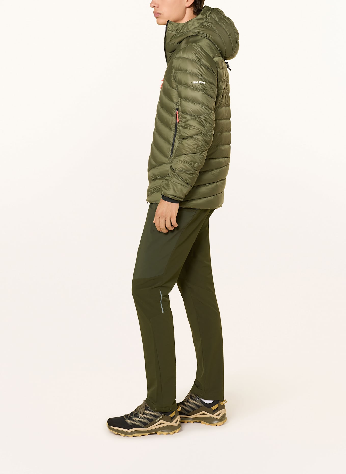 SALEWA Softshell-Hose PEDROC STORMWALL WINTER: DUNKELGRÜN