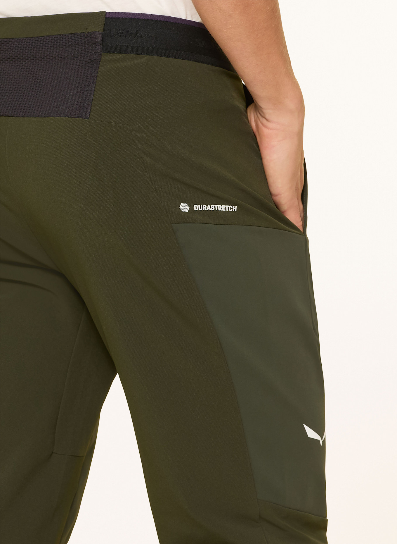 SALEWA Softshell-Hose PEDROC STORMWALL WINTER: DUNKELGRÜN