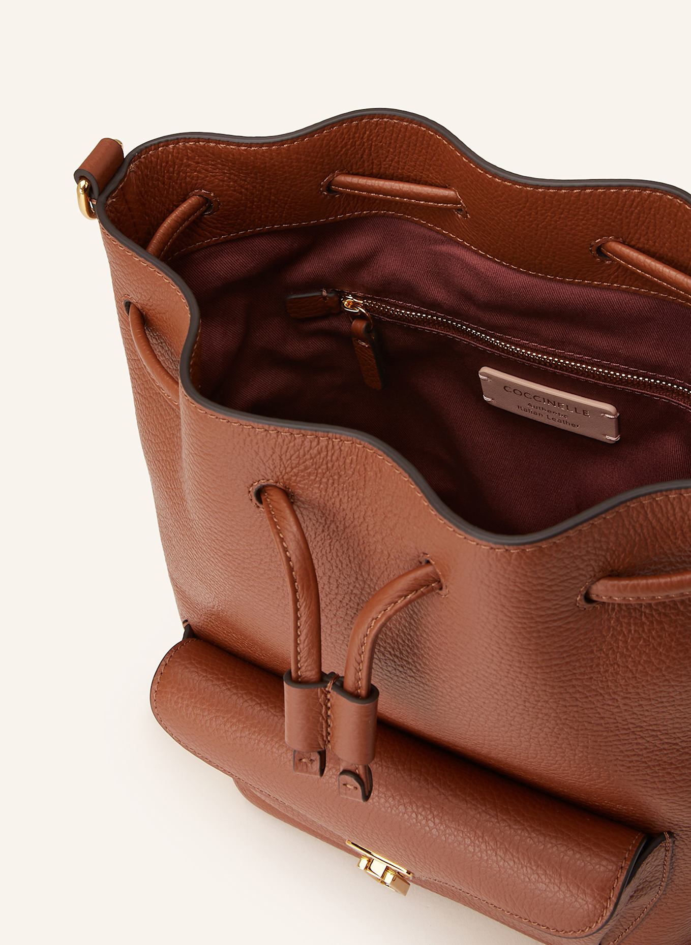 COCCINELLE Umhängetasche: COGNAC