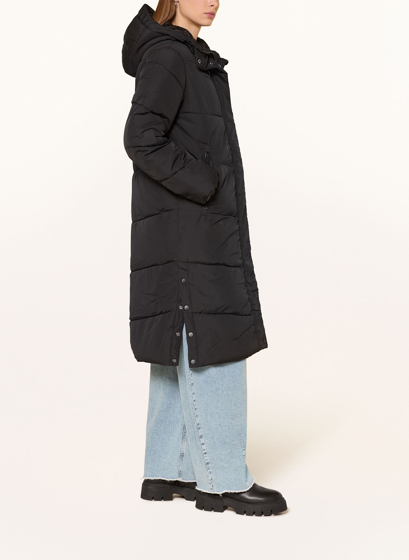 ONLY Steppmantel: SCHWARZ