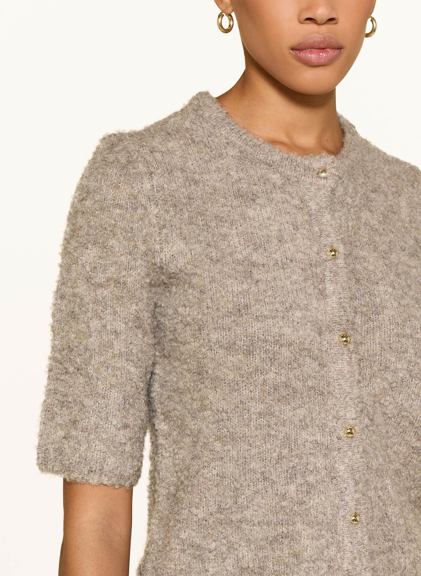 ONLY Strickjacke: HELLBRAUN