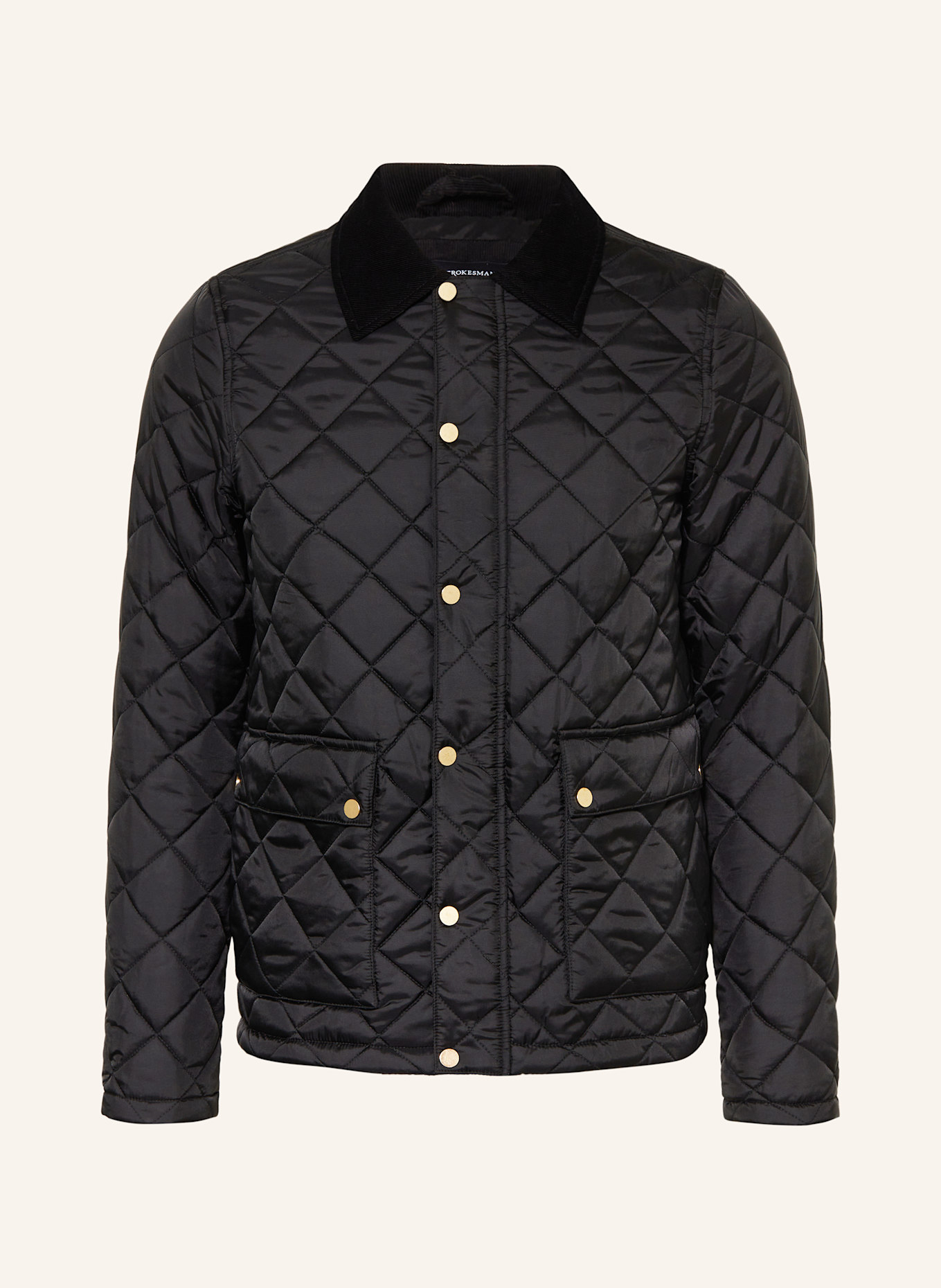 STROKESMAN'S Steppjacke: SCHWARZ