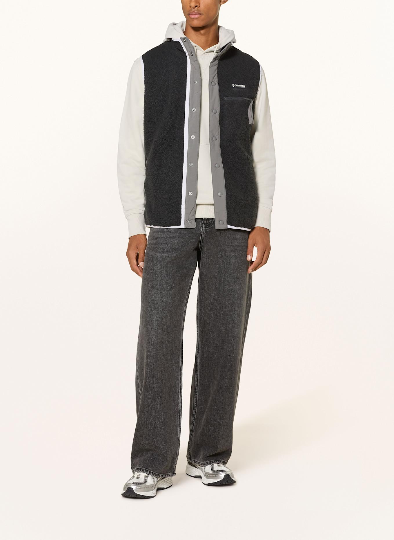 Columbia Teddyfell-Fleecejacke HELVETIA™II: SCHWARZ