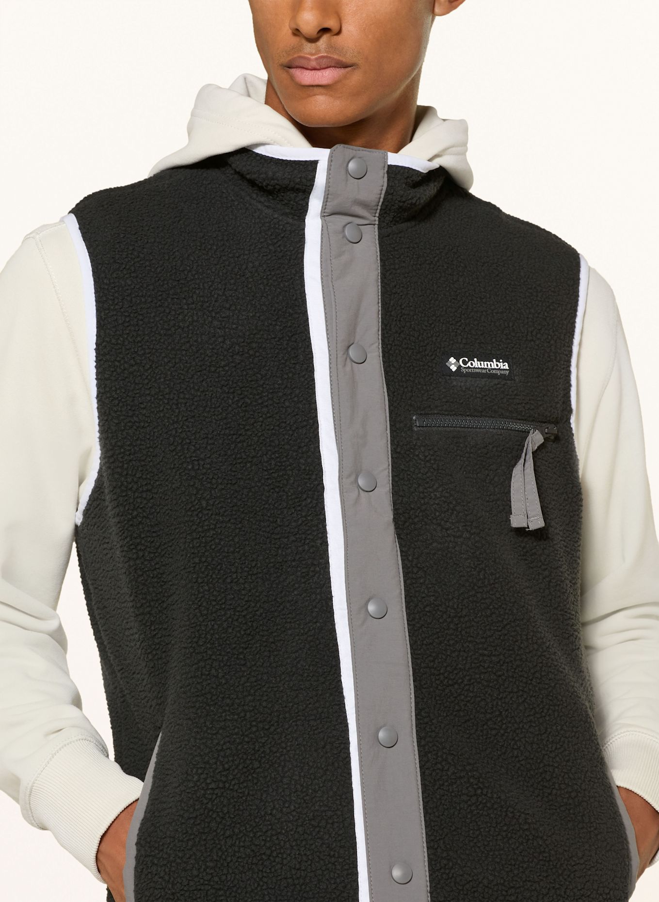 Columbia Teddyfell-Fleecejacke HELVETIA™II: SCHWARZ