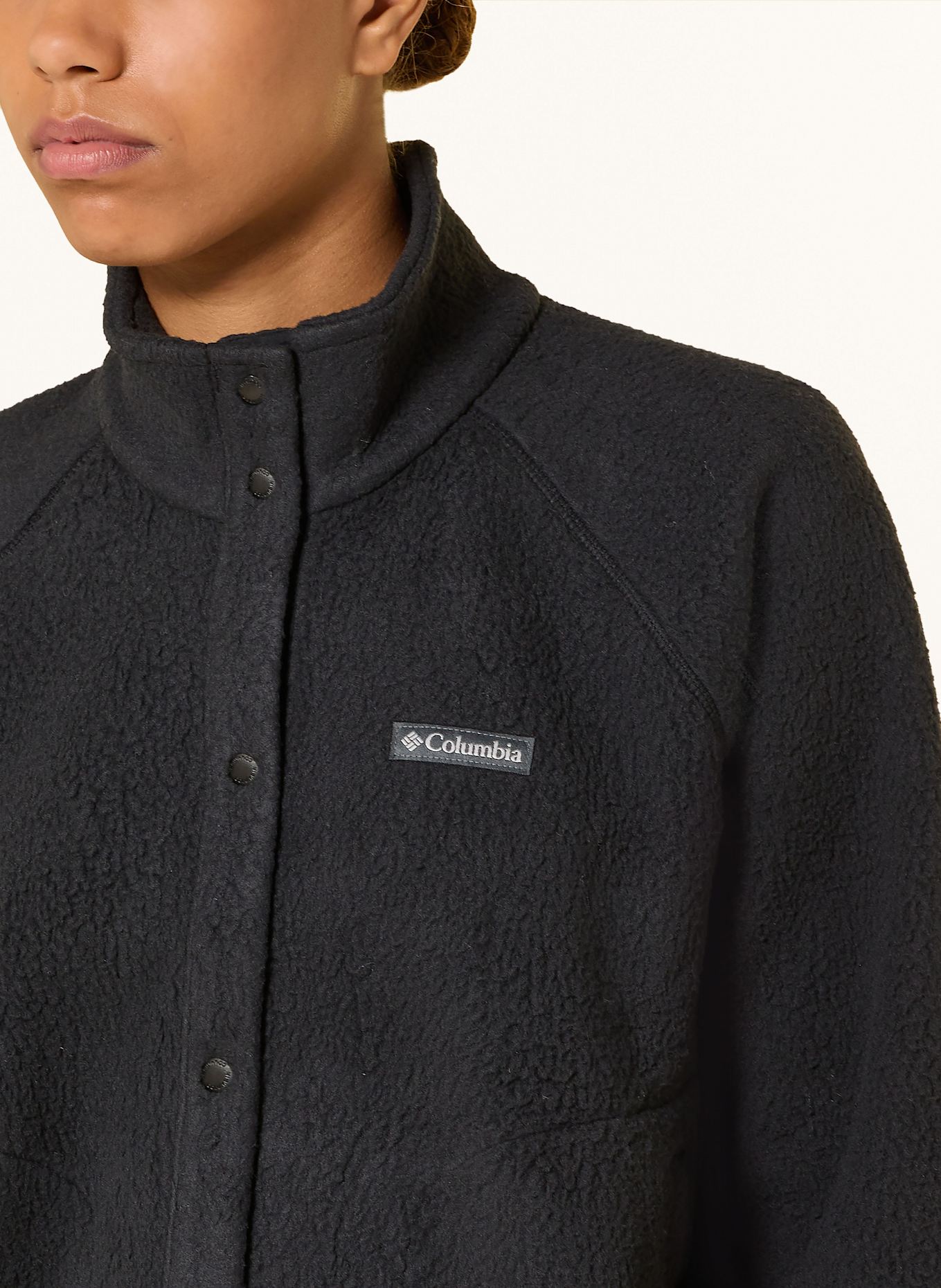 Columbia Fleece-Troyer JASPER RIDGE™ PEBBLED: SCHWARZ