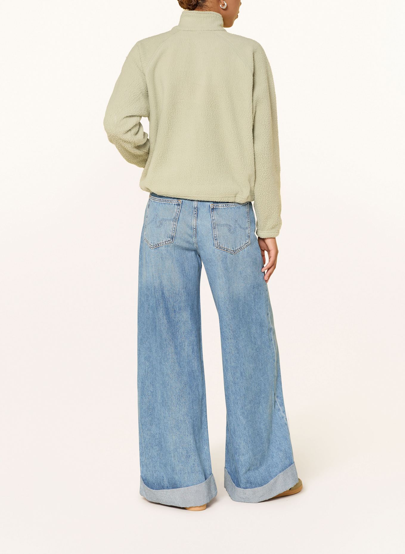 Columbia Fleece-Troyer JASPER RIDGE™ PEBBLED: HELLGRÜN