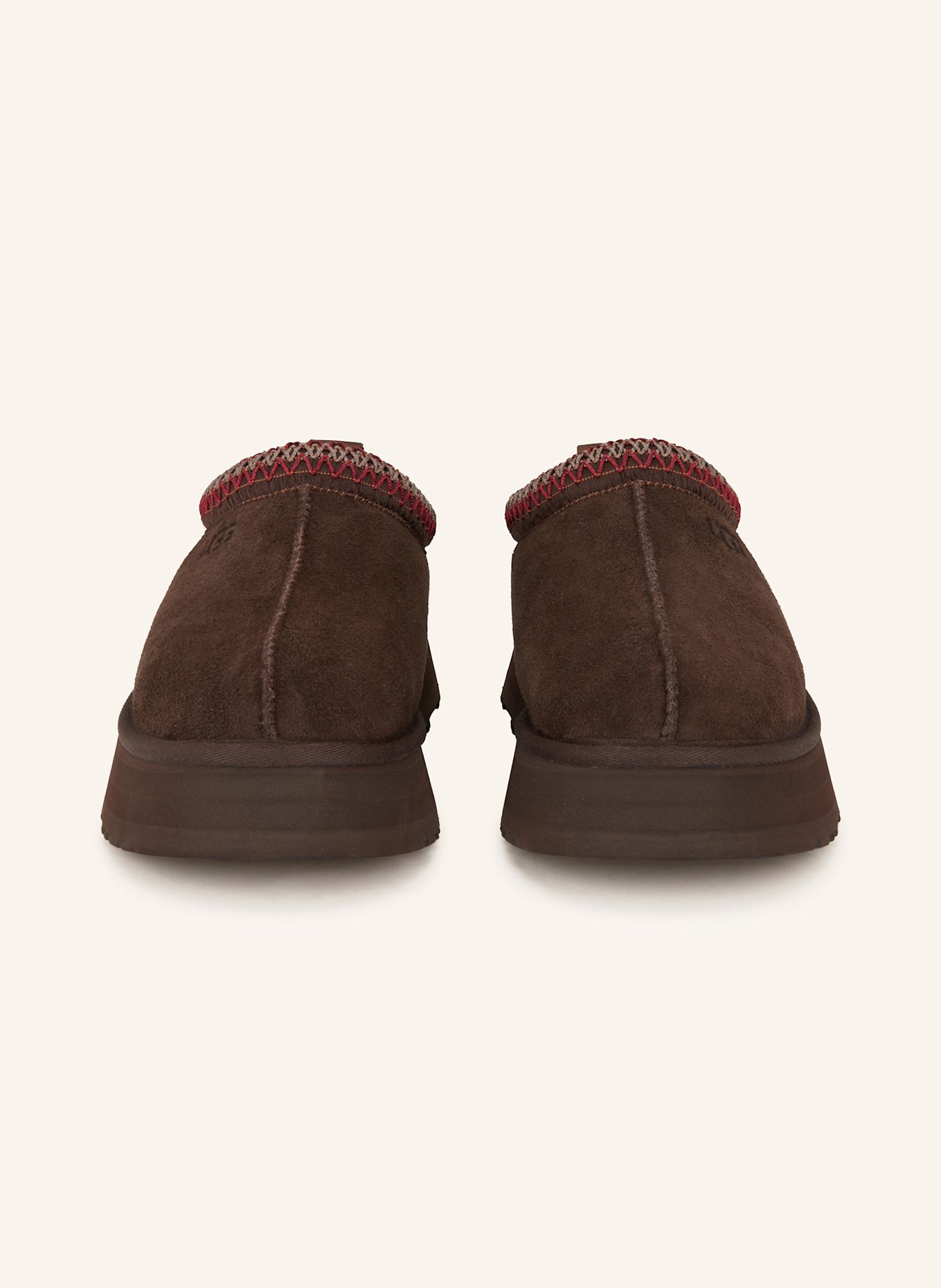 UGG Plateau-Pantoletten TAZZ: DUNKELBRAUN