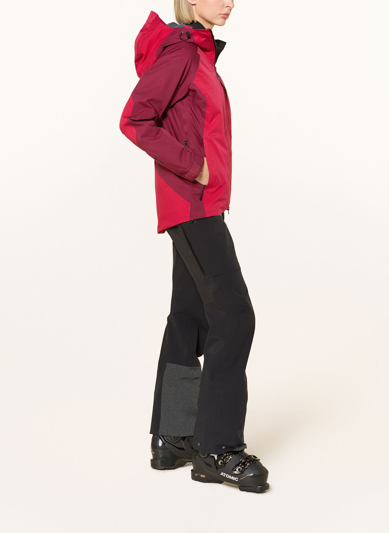 Peak Performance Ski jacket INSULATED 2L W: DARK RED / FUCHSIA