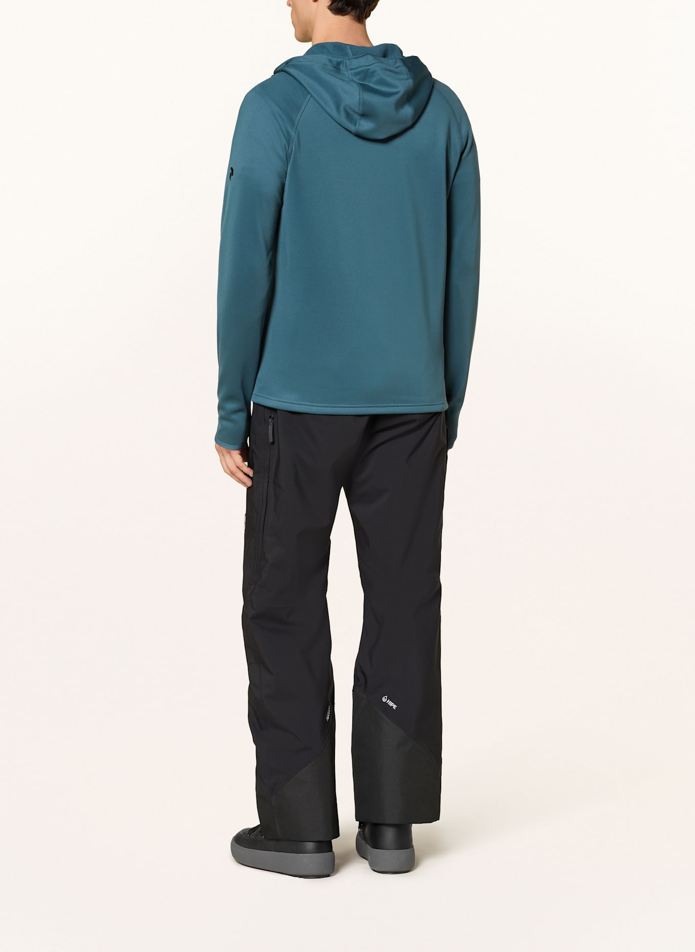 Peak Performance Midlayer-Jacke ZIP HOOD: BLAUGRAU