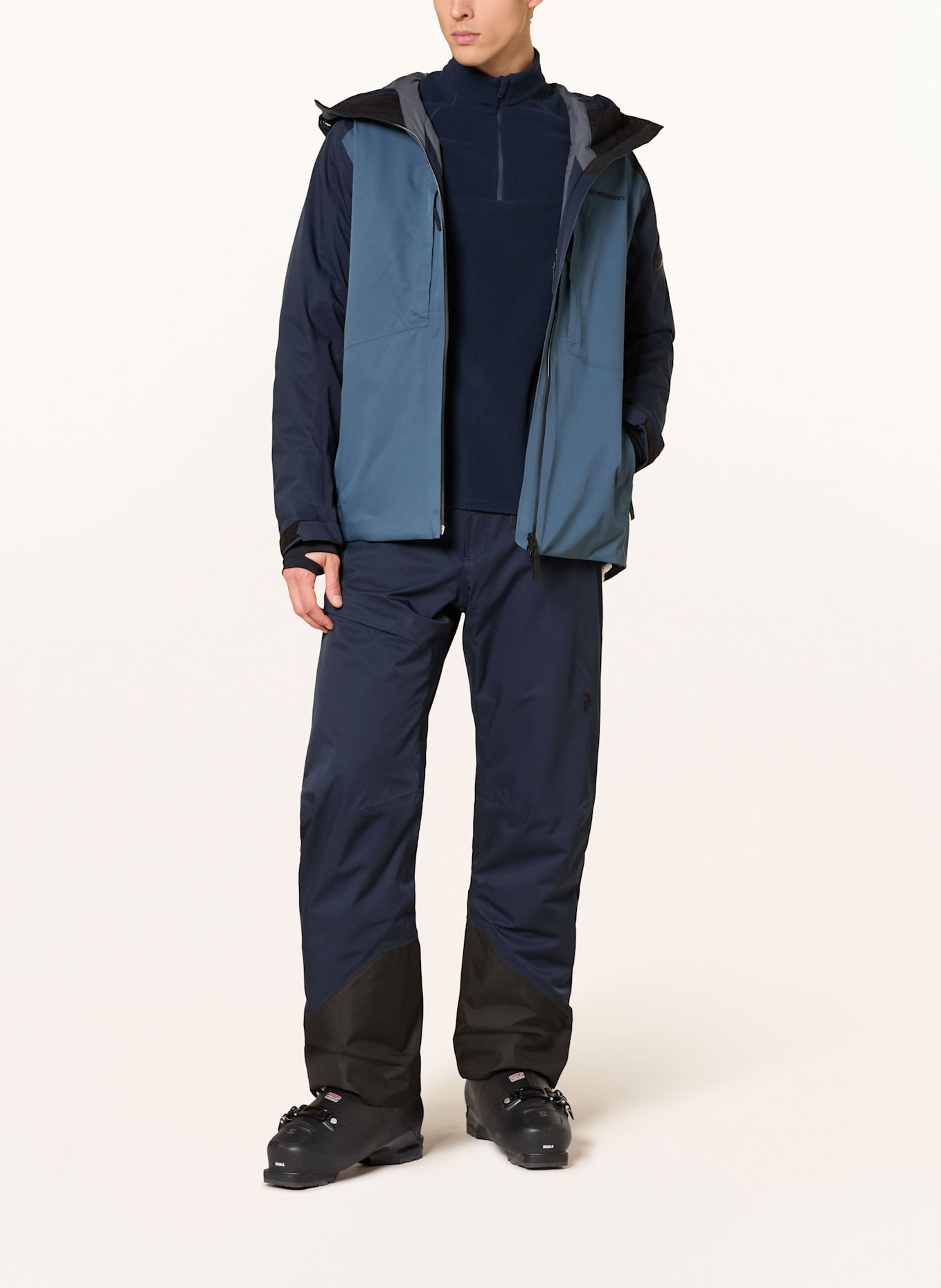 Peak Performance INSULATED 2L ski jacket: DARK BLUE / BLUE