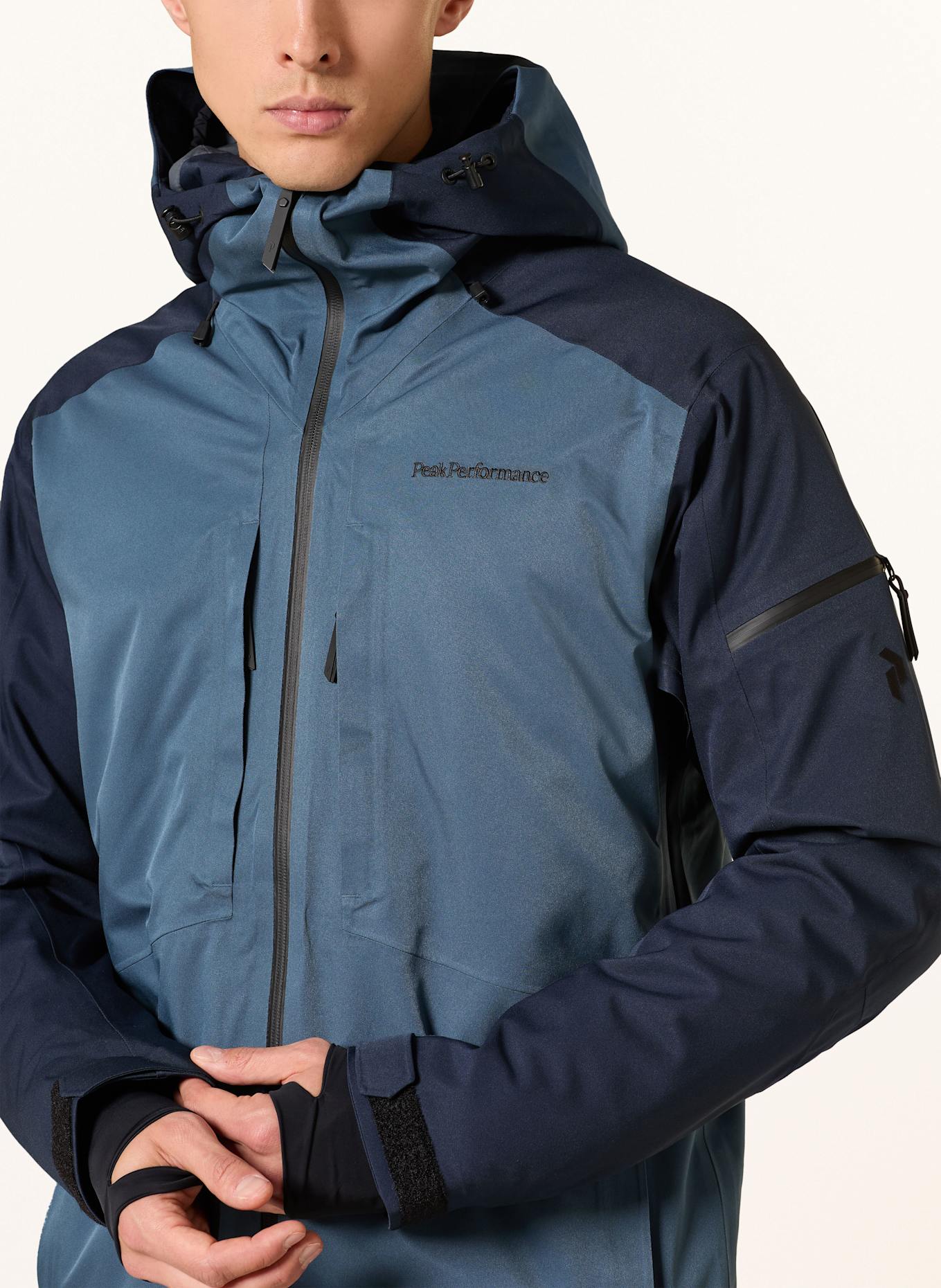 Peak Performance INSULATED 2L ski jacket: DARK BLUE / BLUE