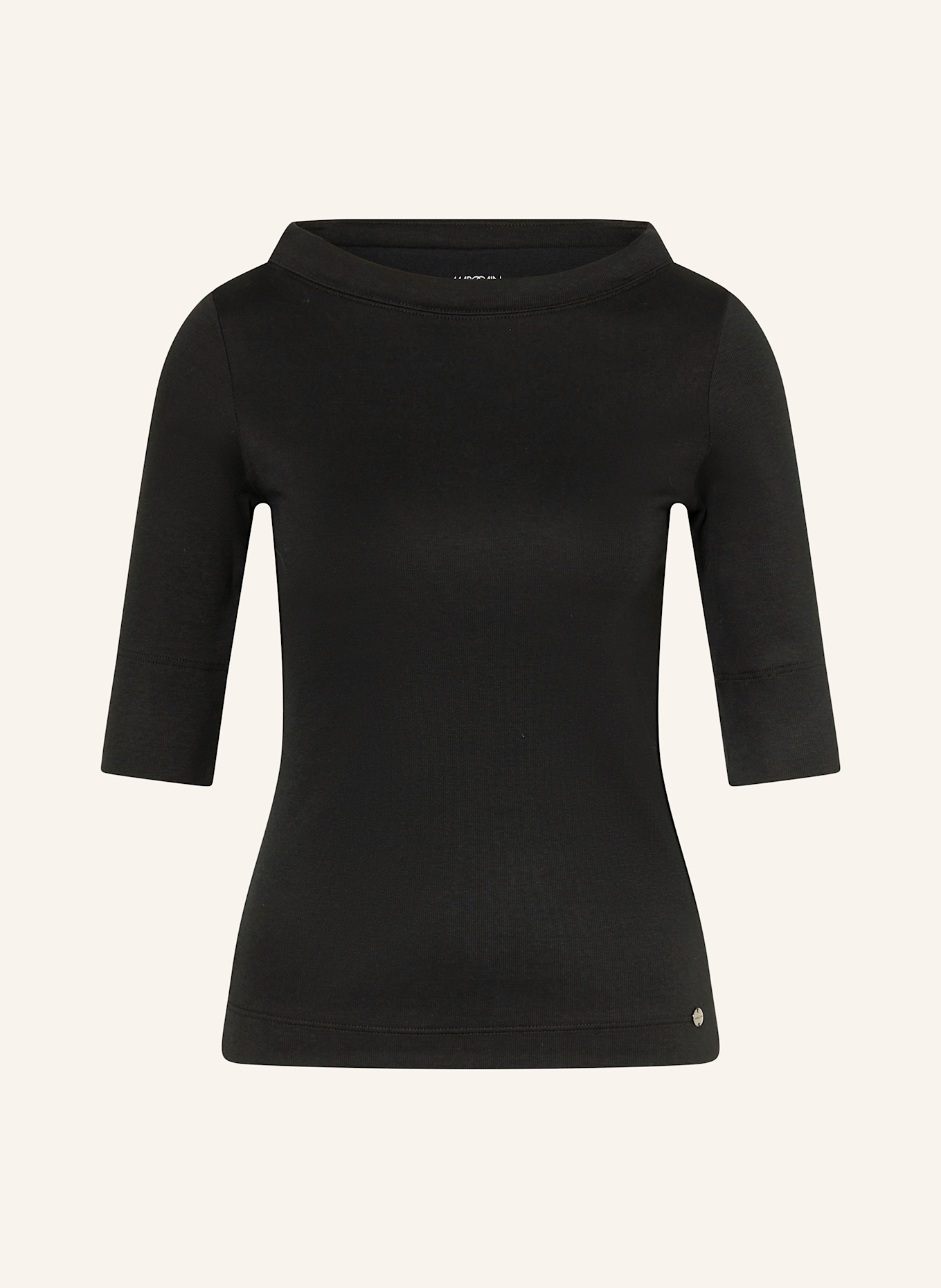 MARC CAIN Shirt mit 3/4-Arm: 900 BLACK