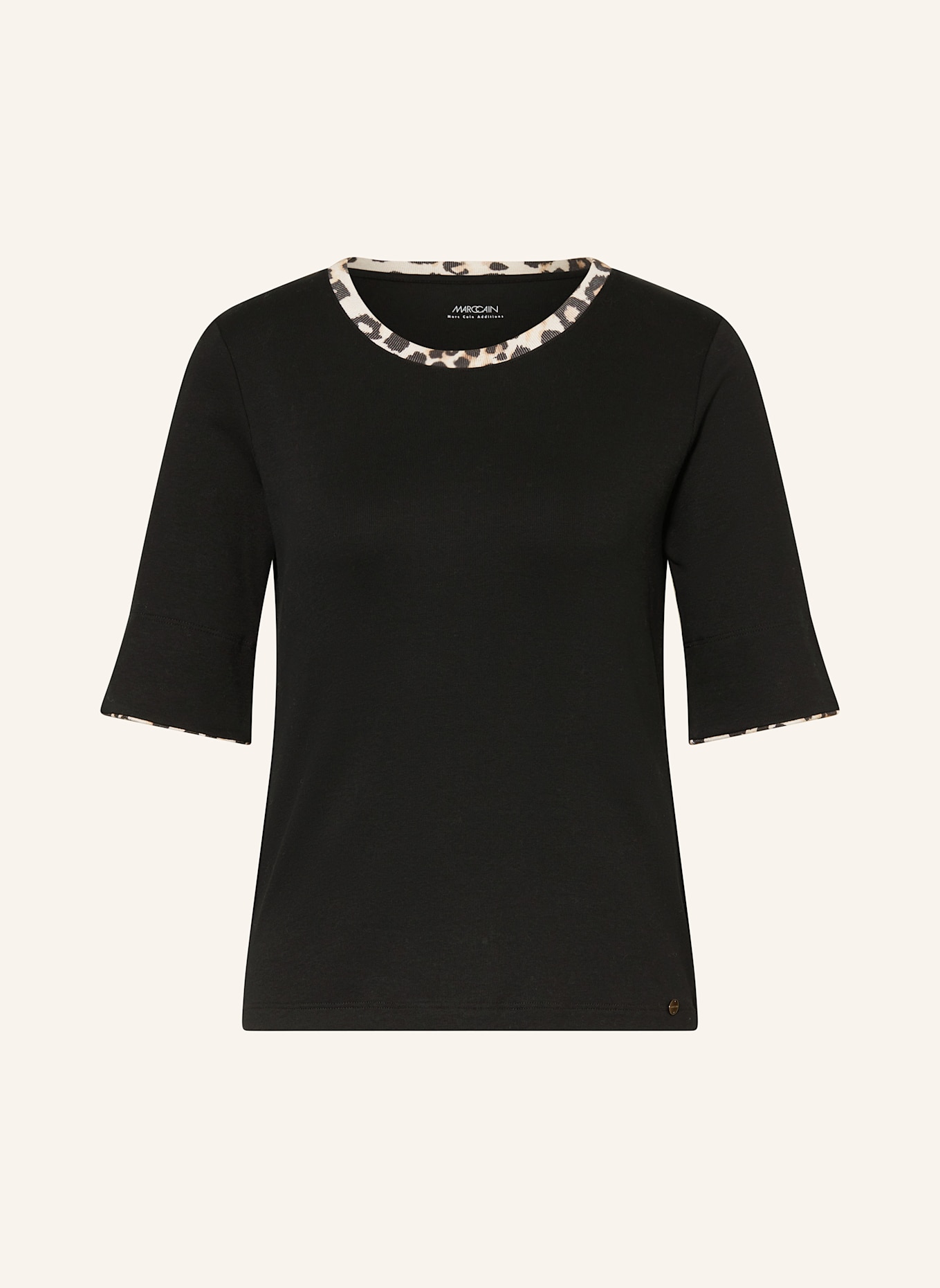 MARC CAIN T-Shirt: 900 BLACK