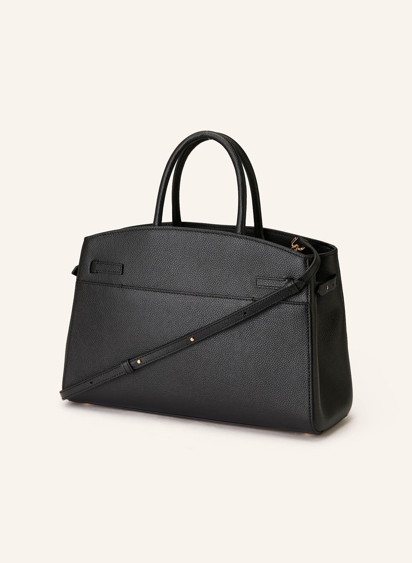 DEMELLIER Handtasche HUDSON: SCHWARZ