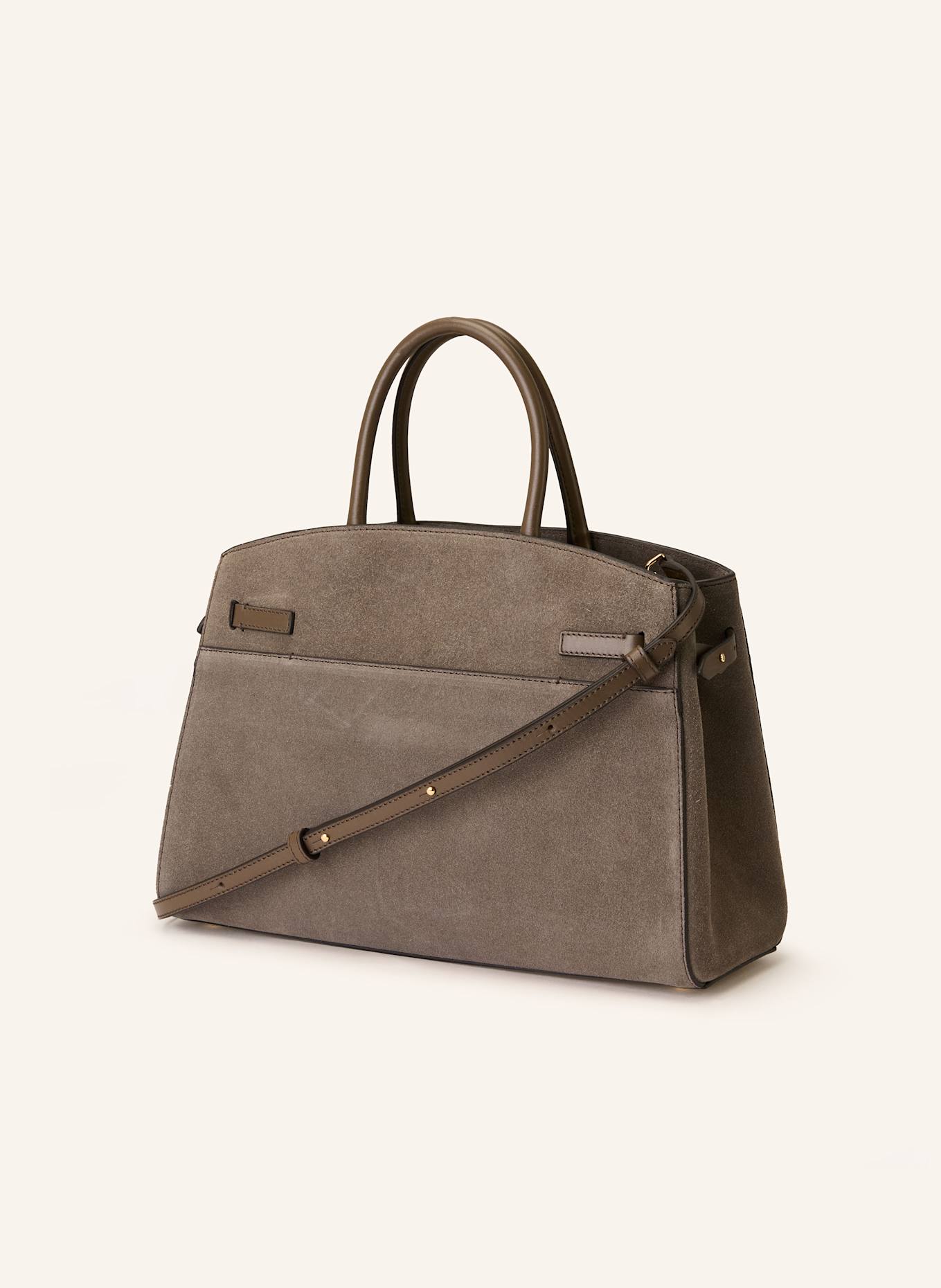 DEMELLIER Handtasche HUDSON: DUNKELGRAU