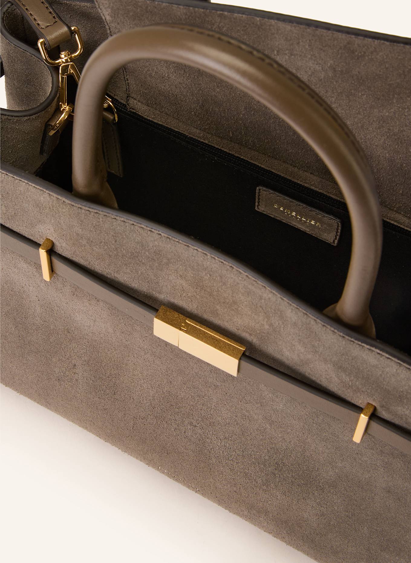 DEMELLIER Handtasche HUDSON: DUNKELGRAU