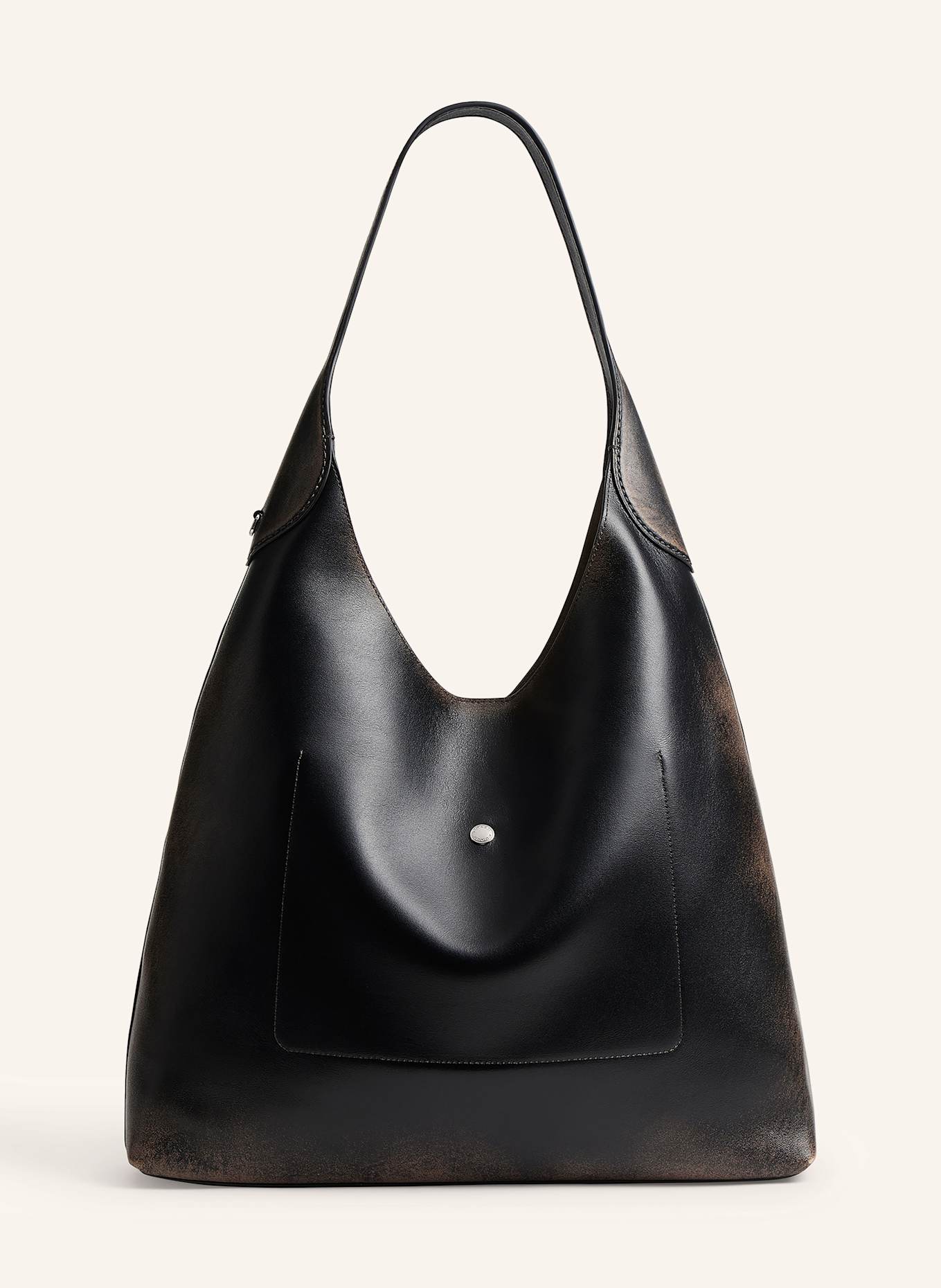 COACH Handtasche: DUNKELBRAUN / SCHWARZ