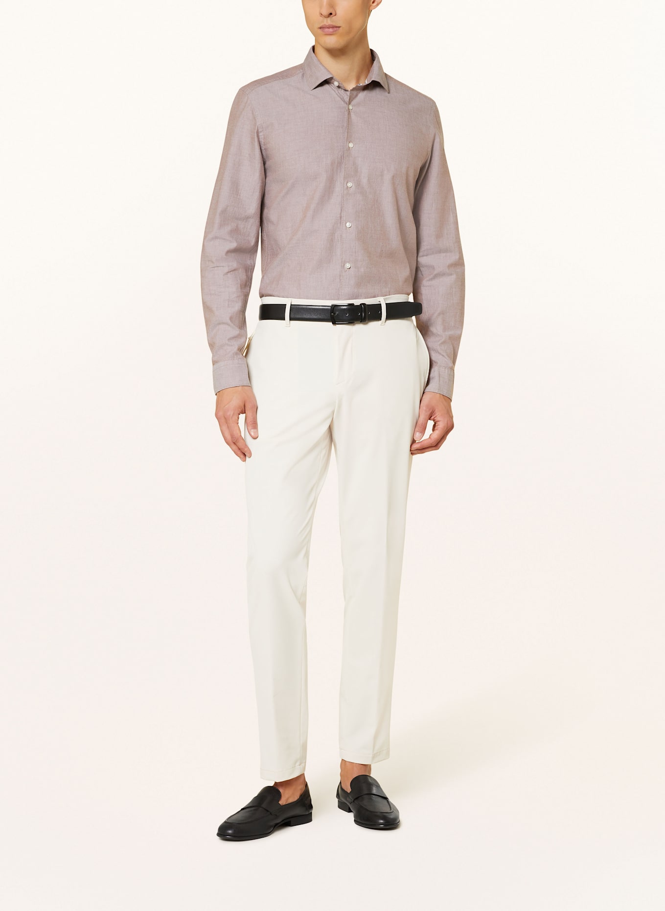 OLYMP Hemd Level Five body fit: BRAUN