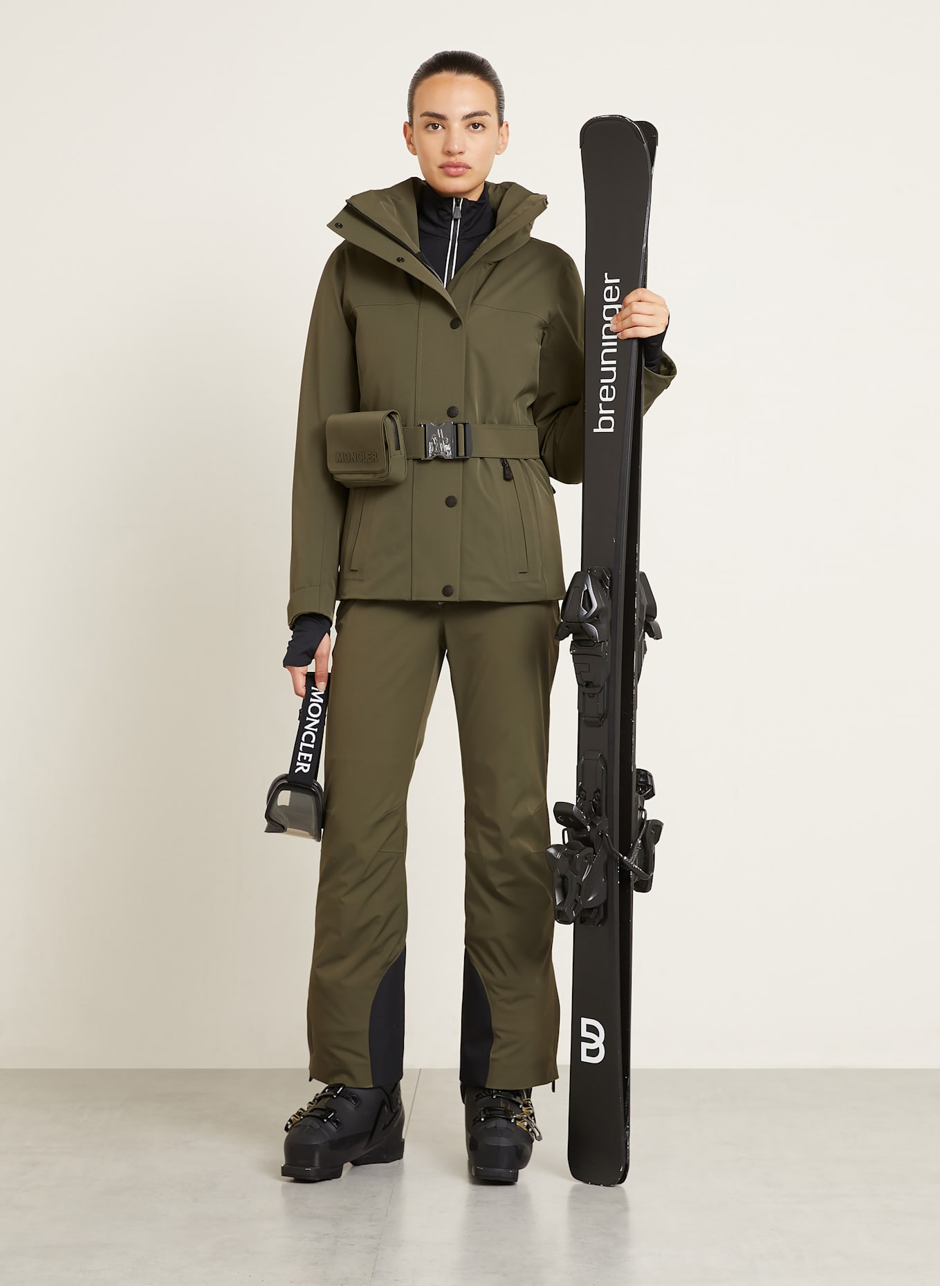 MONCLER GRENOBLE Skijacke HAINETS: OLIV