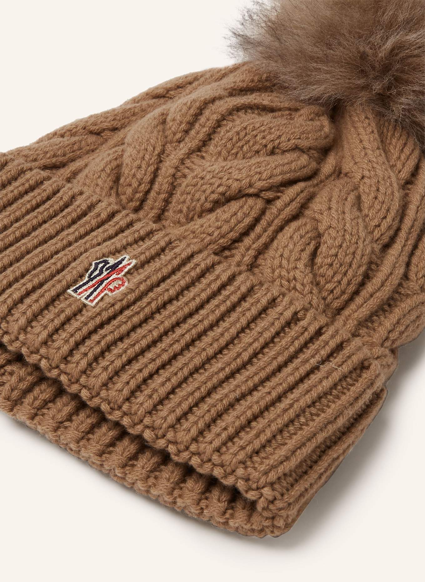 MONCLER GRENOBLE Czapka dodatkiem kaszmiru: KONIAKOWY