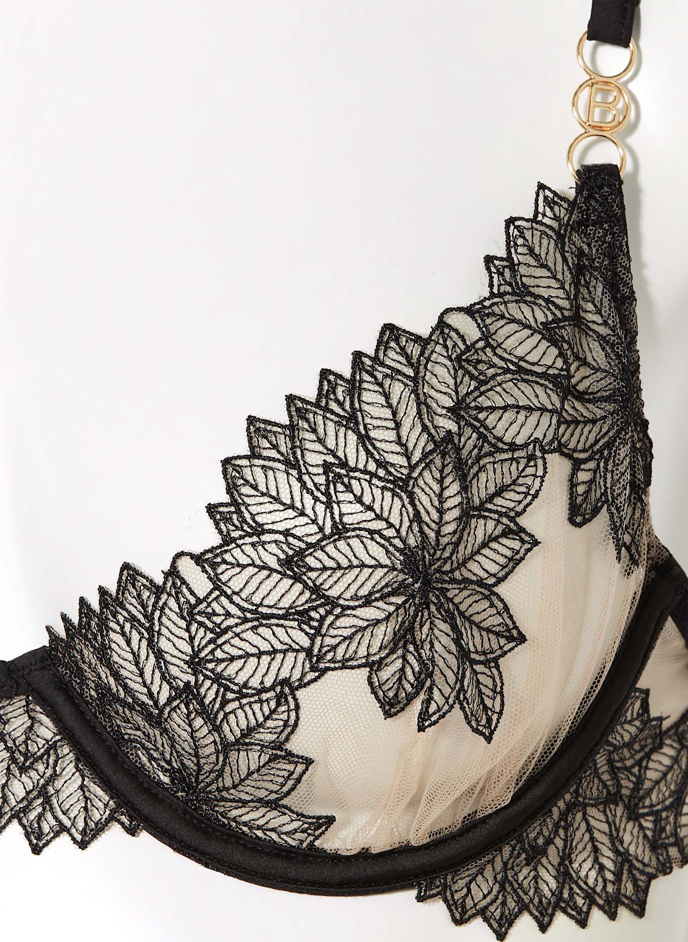 BLUEBELLA Bügel-BH INAYA: SCHWARZ / CREME