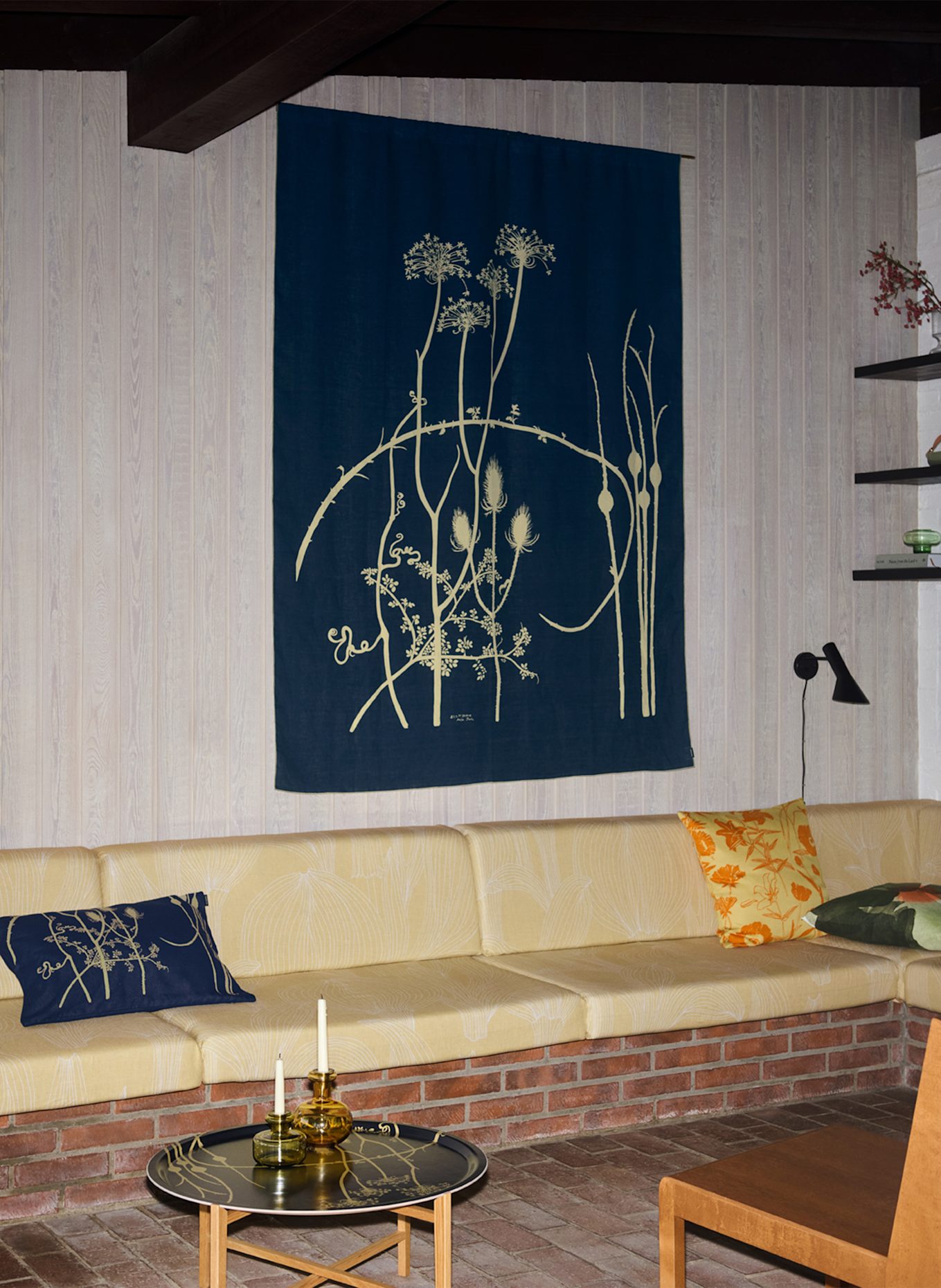 marimekko Kerzenhalter PUTELI: GRÜN / GOLD