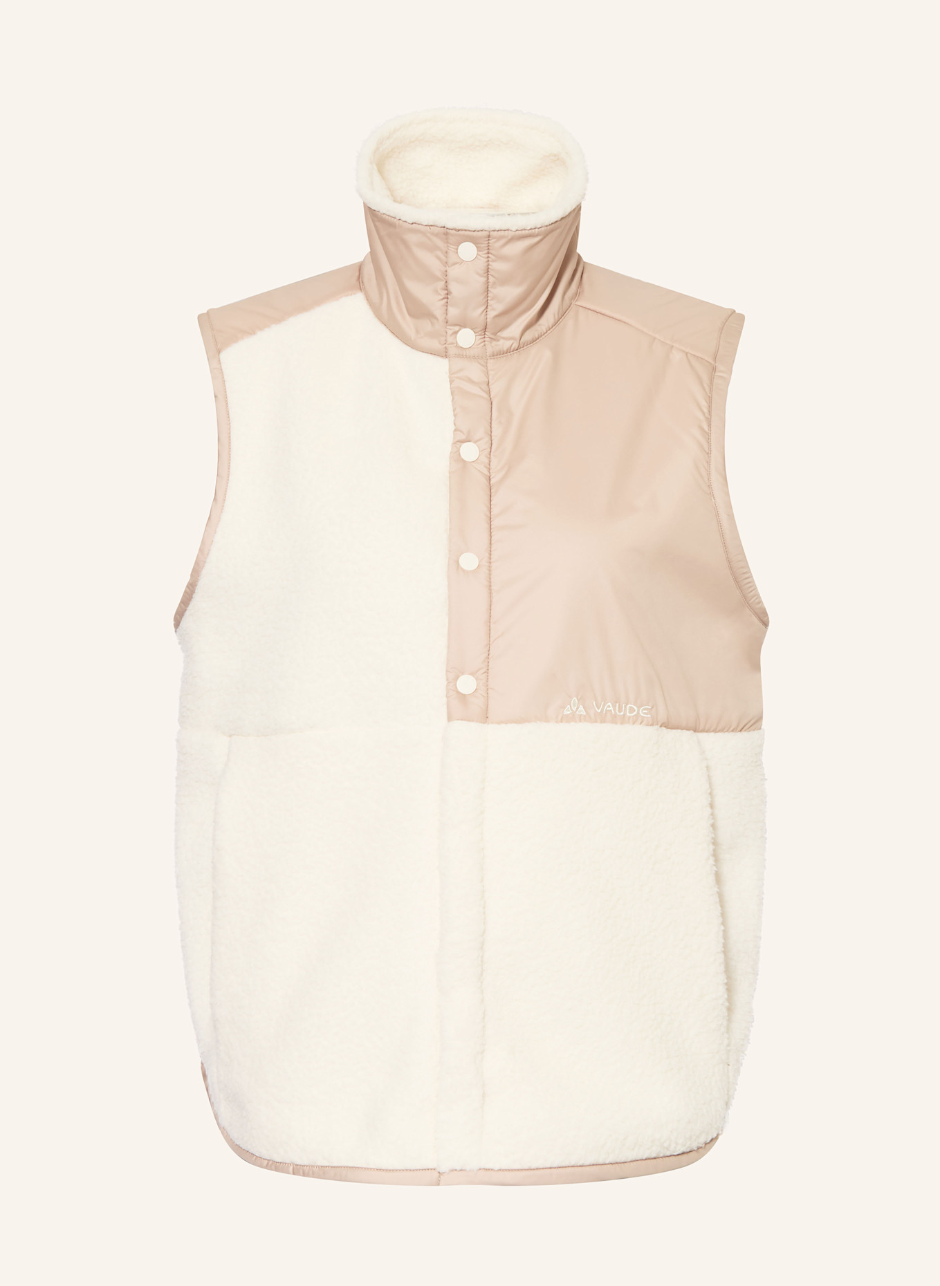 VAUDE Fleeceweste NAJUN: ECRU / BEIGE