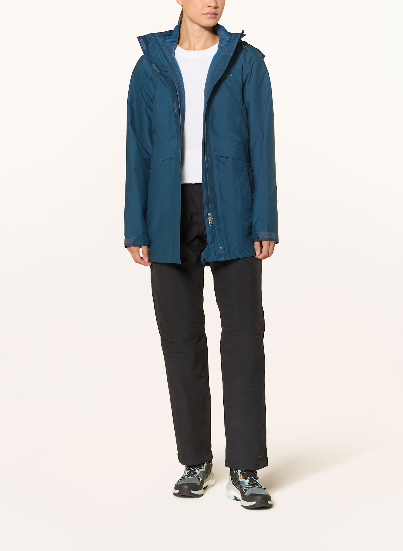 VAUDE 2-in-1-Jacke IDRIZ: BLAU