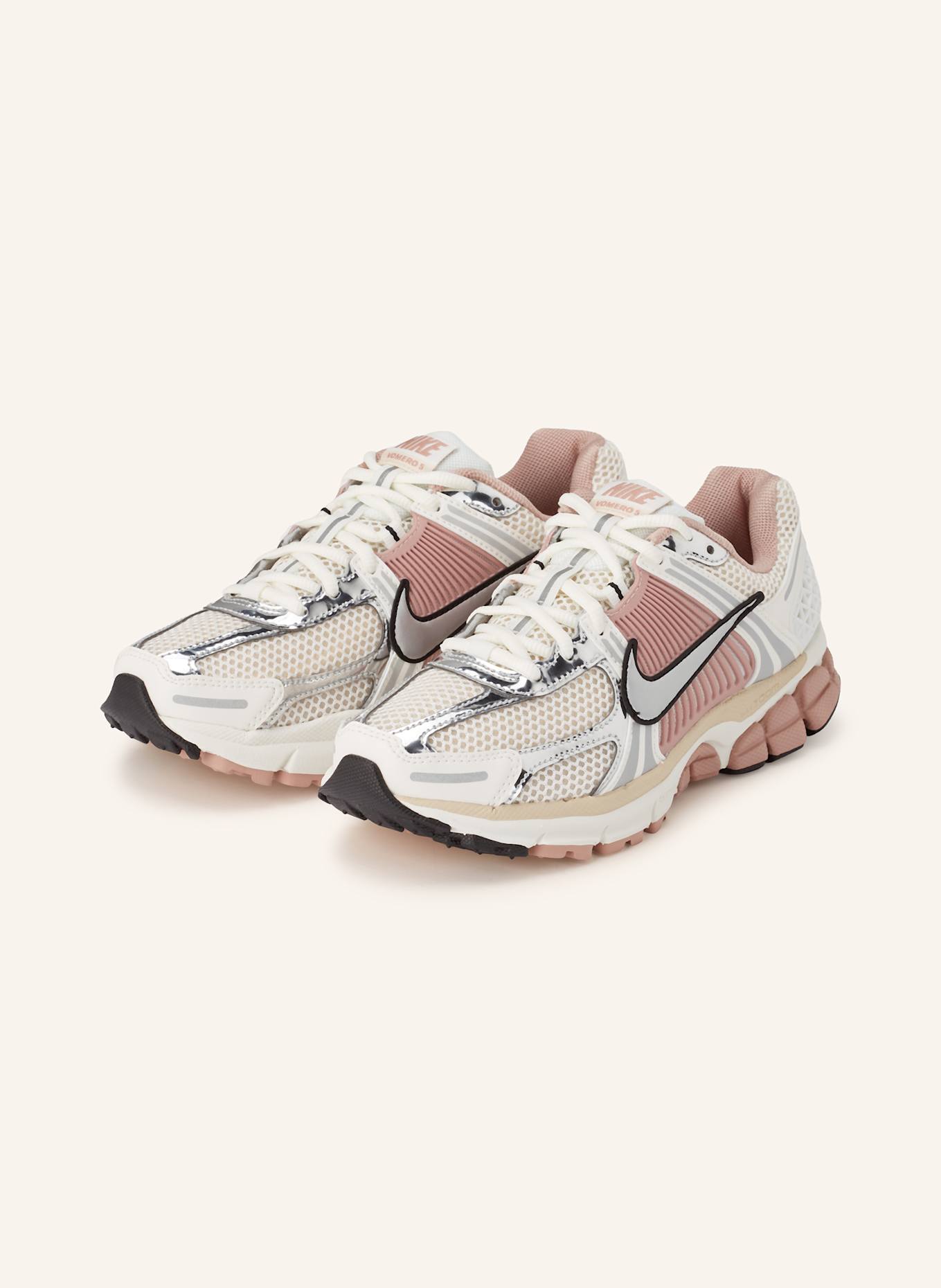 Nike Sneaker ZOOM VOMERO 5: WEISS / ROSÉ / SILBER