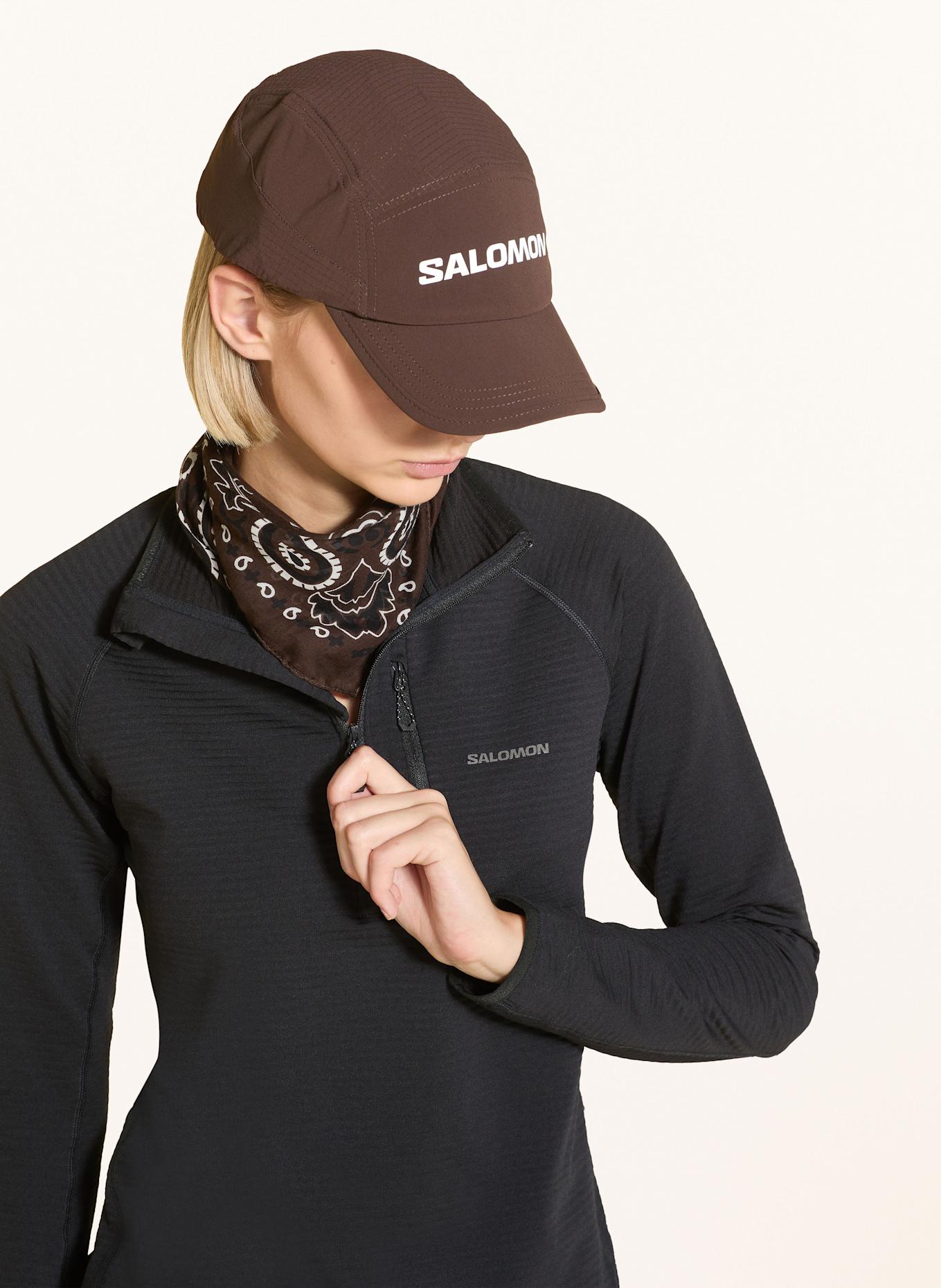 SALOMON Midlayer-Jacke ESSENTIAL LIGHTWARM: SCHWARZ