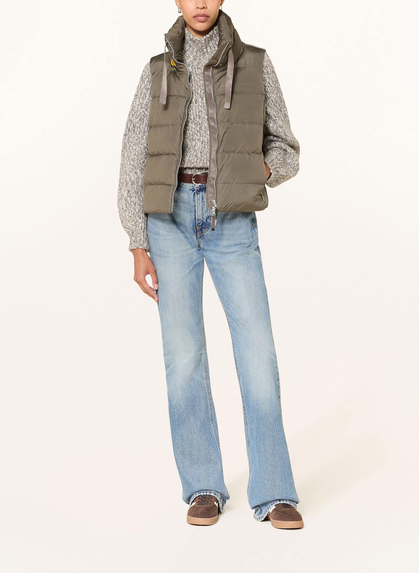 PARAJUMPERS Daunenweste NOLONE: KHAKI