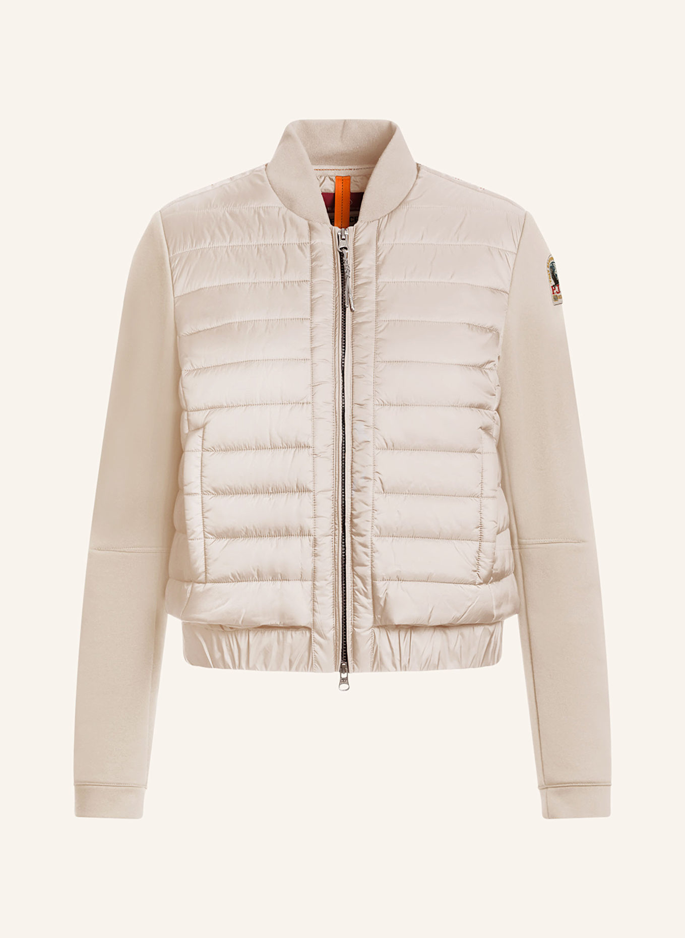 PARAJUMPERS Steppjacke LORETTA im Materialmix: HELLGRAU