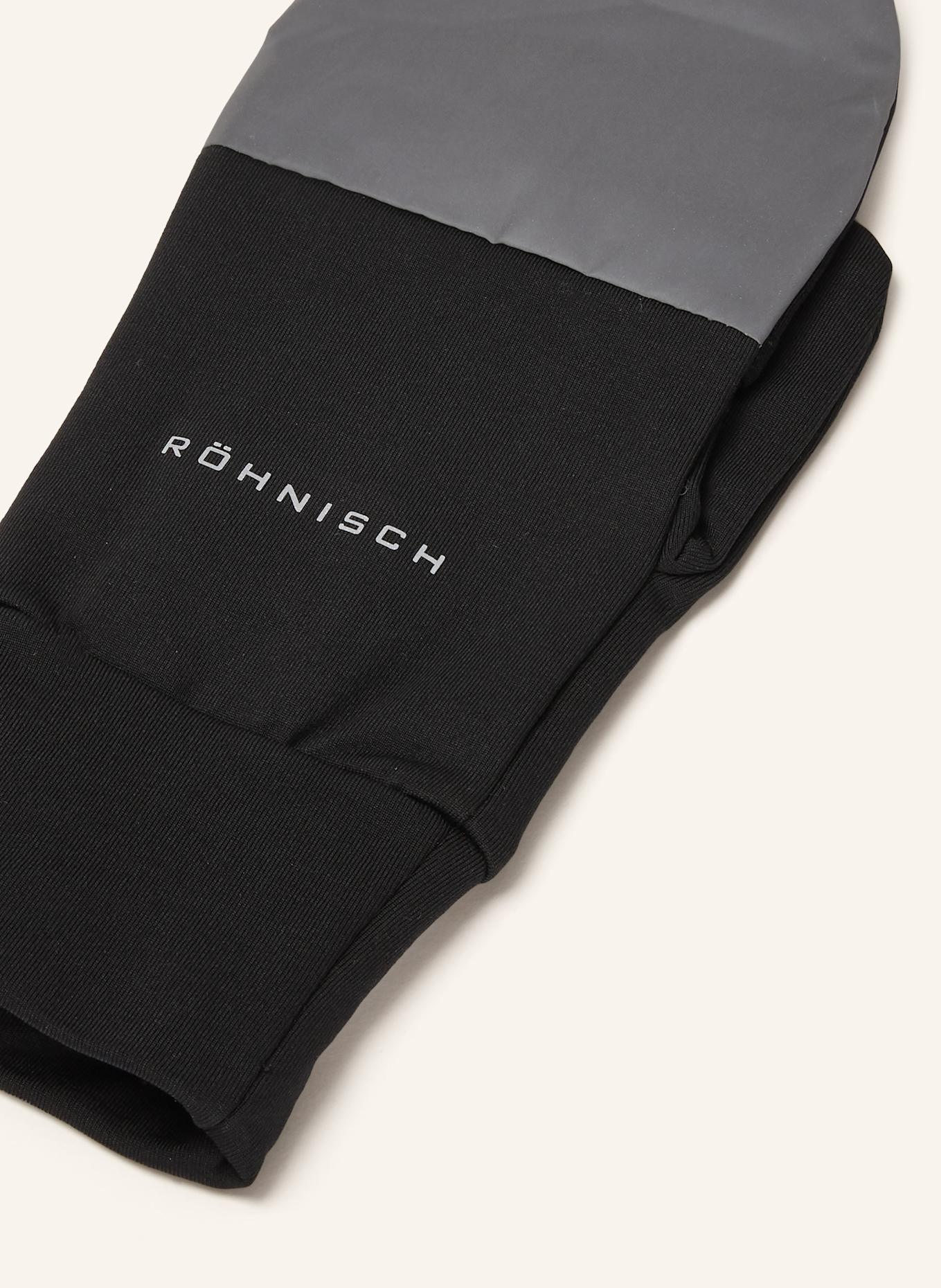 RÖHNISCH Multisport-Handschuhe GLOW RUNNING: SCHWARZ