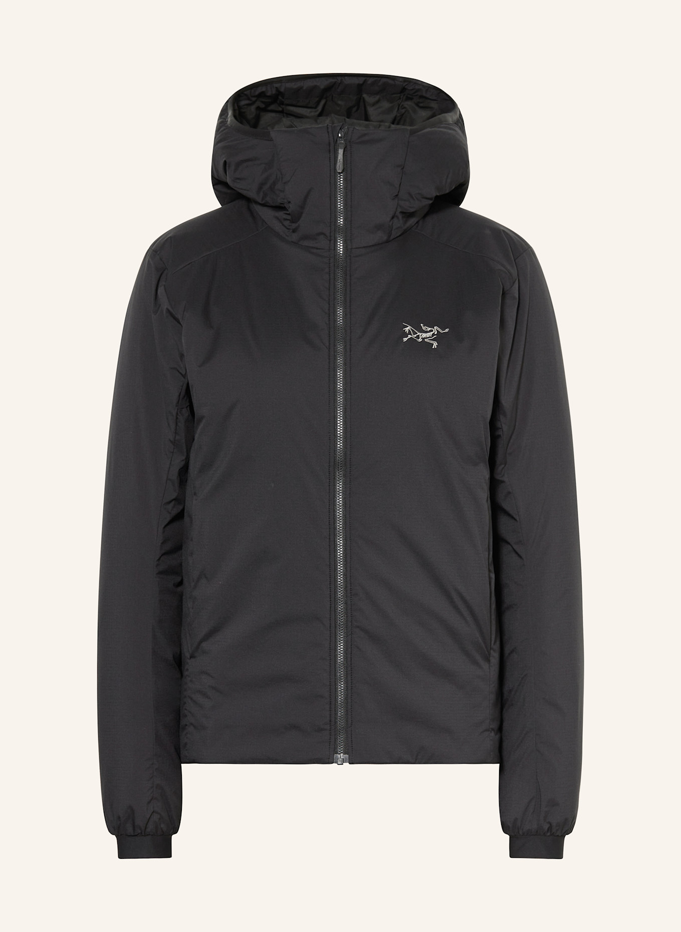 ARC'TERYX Funktionsjacke ATOM HOODY: SCHWARZ