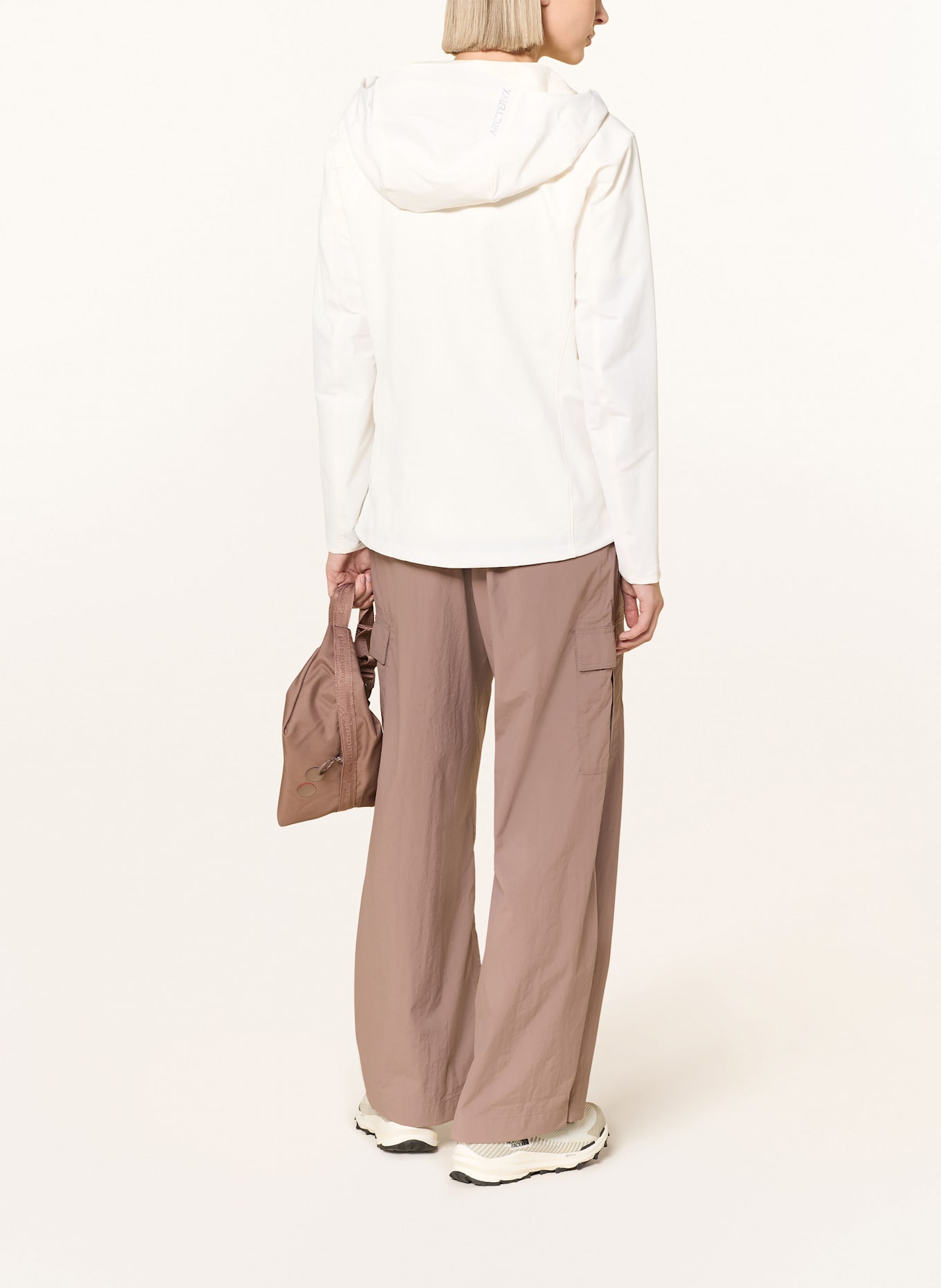 ARC'TERYX Softshell-Jacke GAMMA HOODY: WEISS