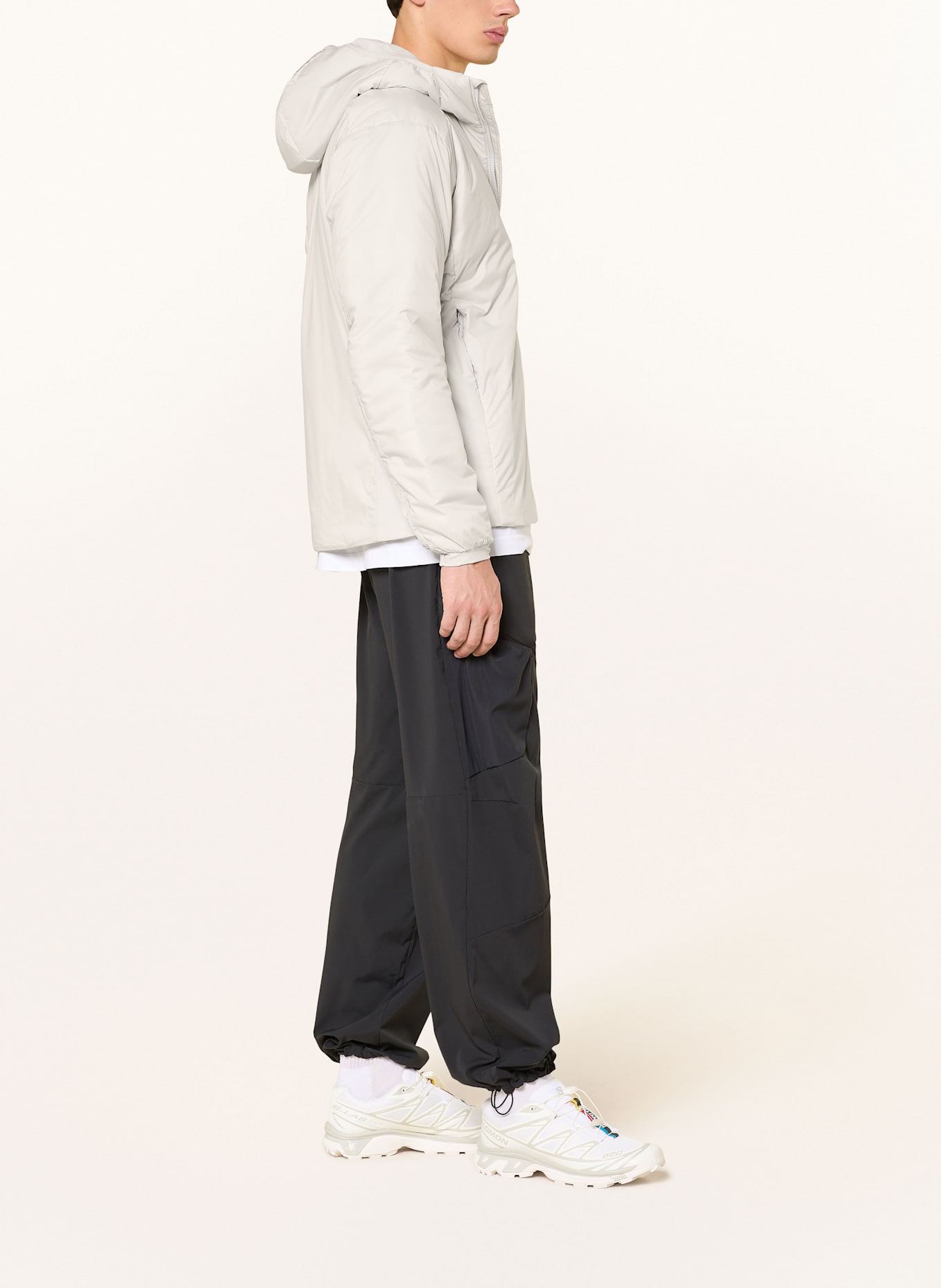 ARC'TERYX Funktionsjacke ATOM HOODY: HELLGRAU