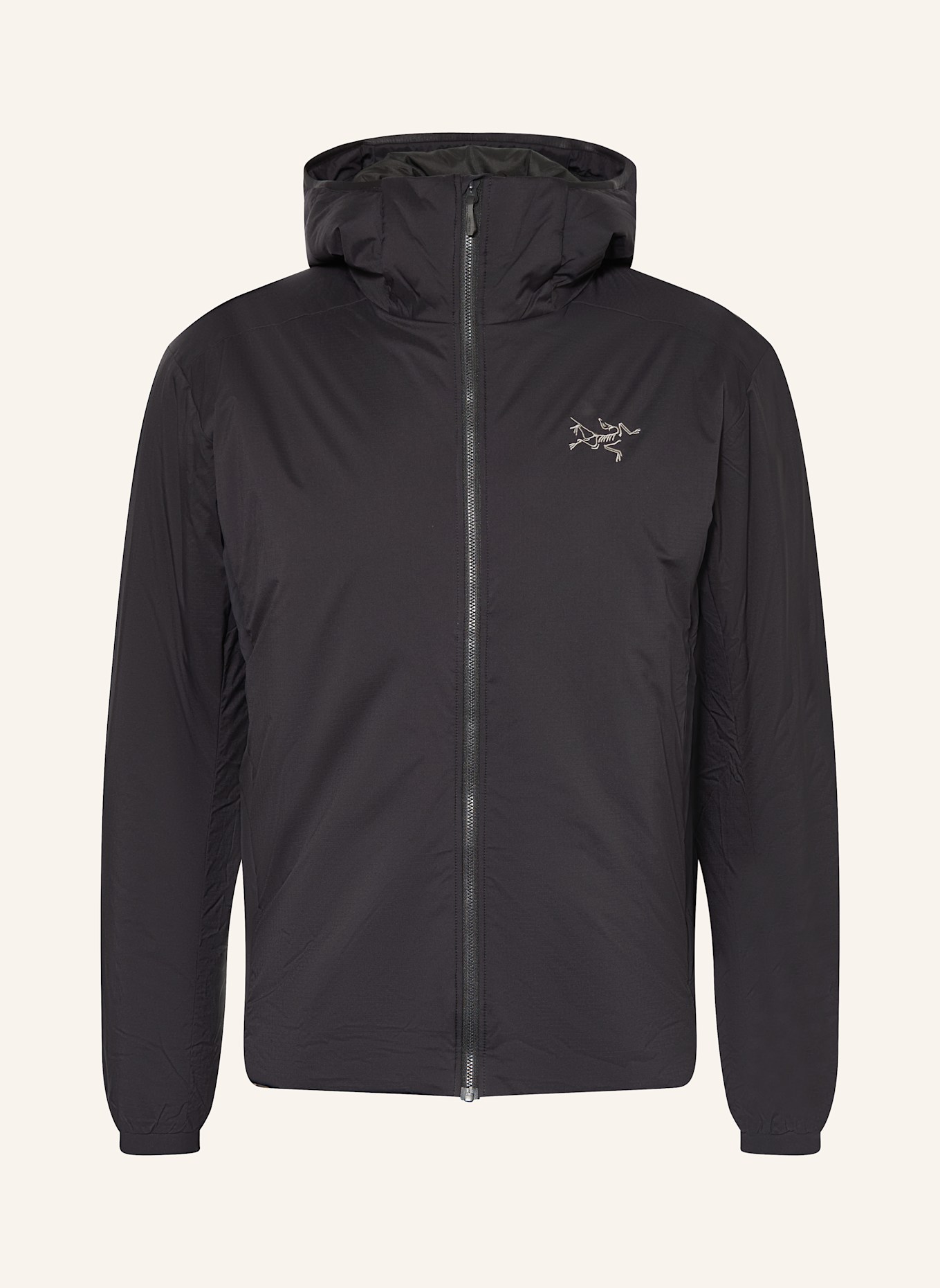 ARC'TERYX Funktionsjacke ATOM HOODY: SCHWARZ