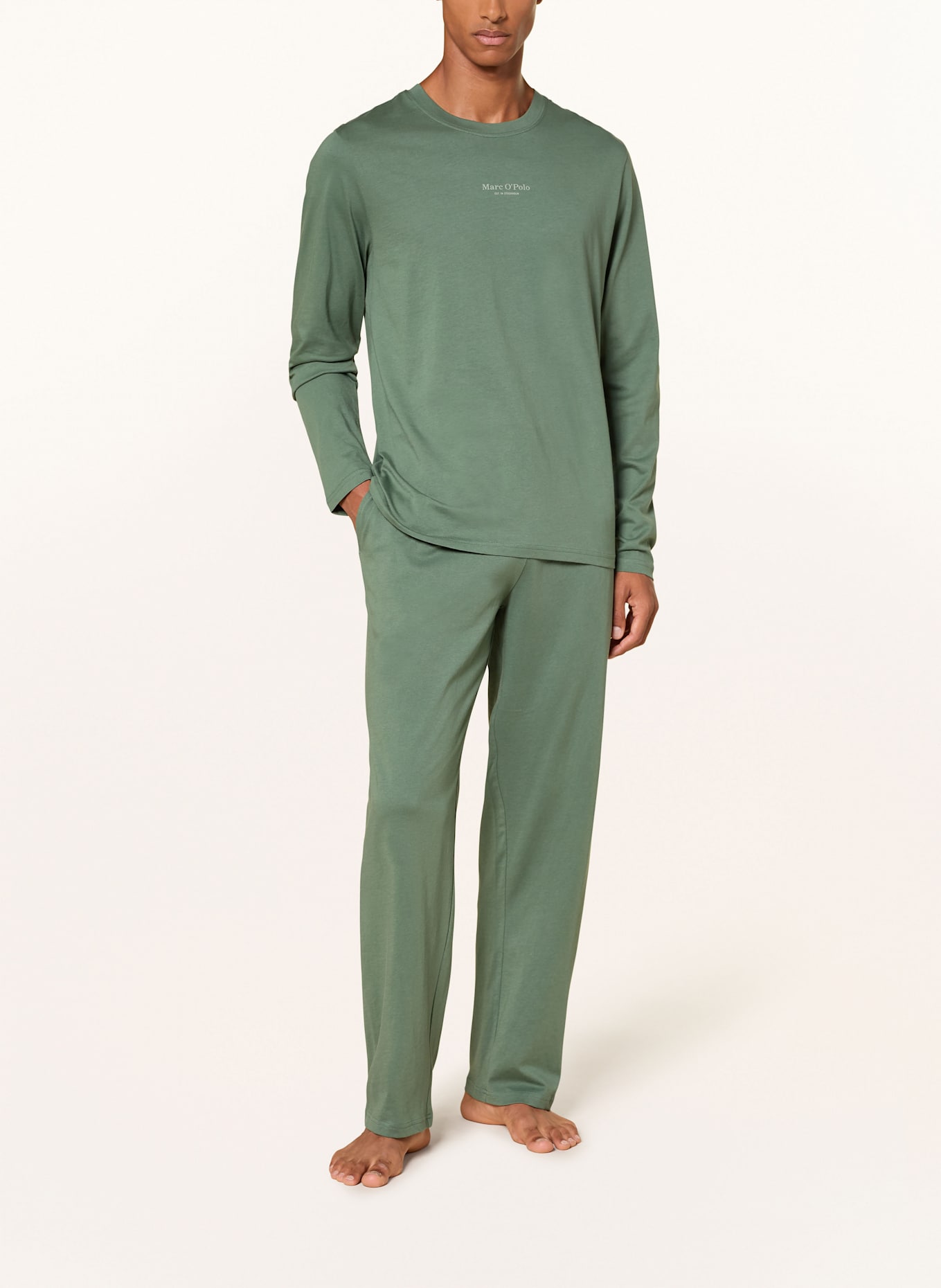Marc O'Polo Schlafhose: GRÜN